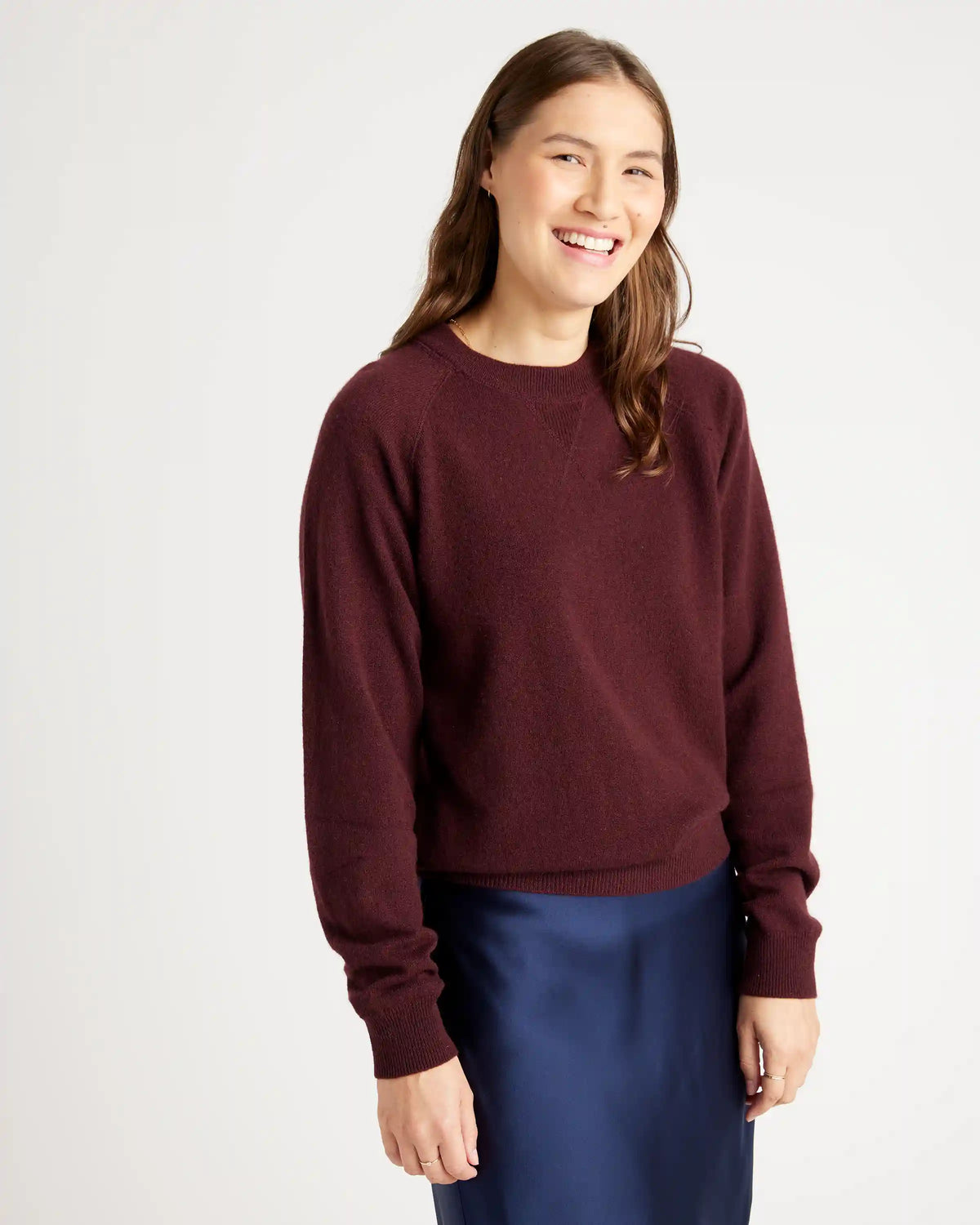 Mongolian Shrunken Cashmere Sweatshirt