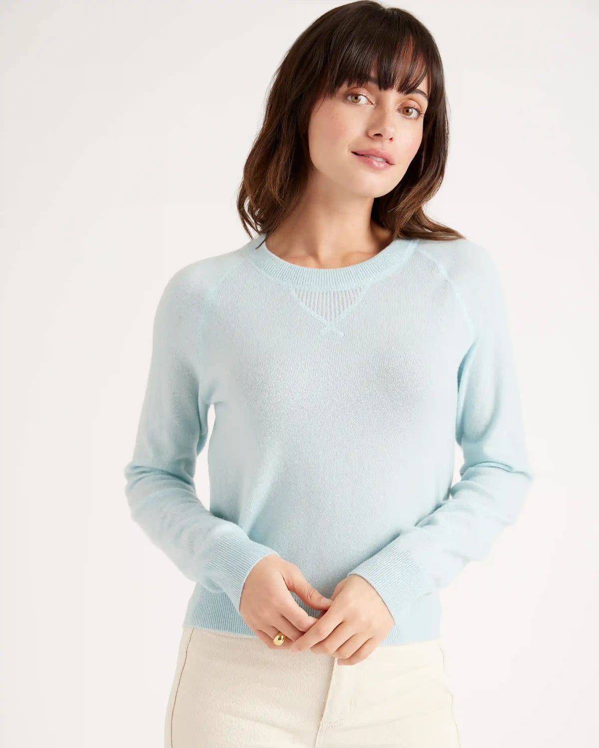 Mongolian Shrunken Cashmere Sweatshirt