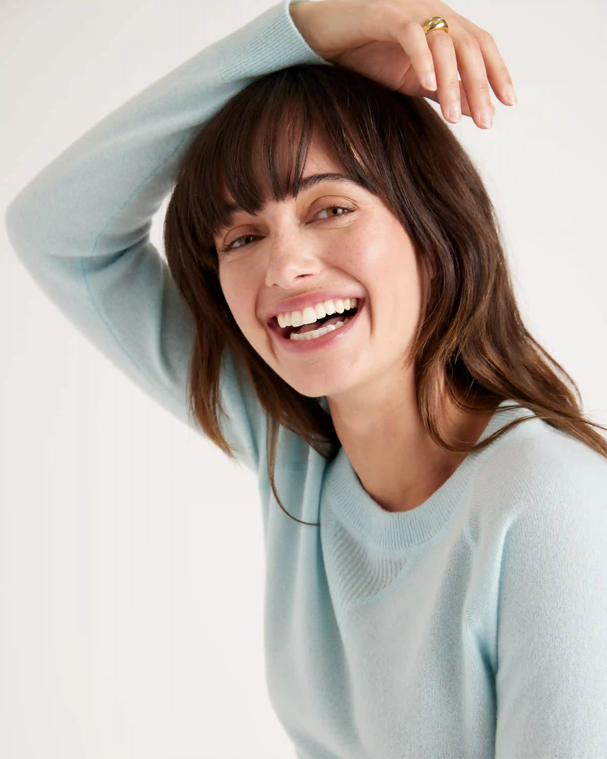 Mongolian Shrunken Cashmere Sweatshirt