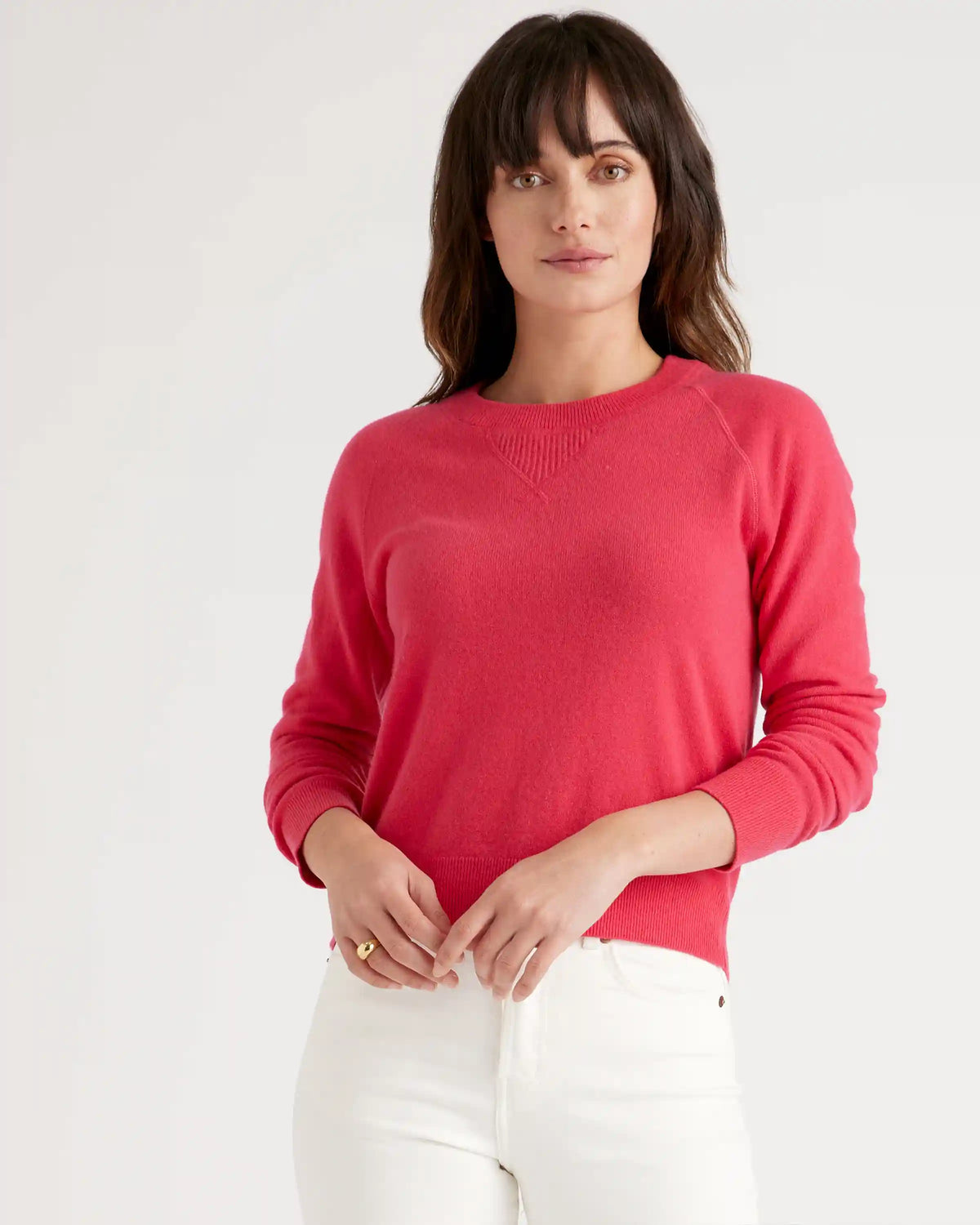 Mongolian Shrunken Cashmere Sweatshirt