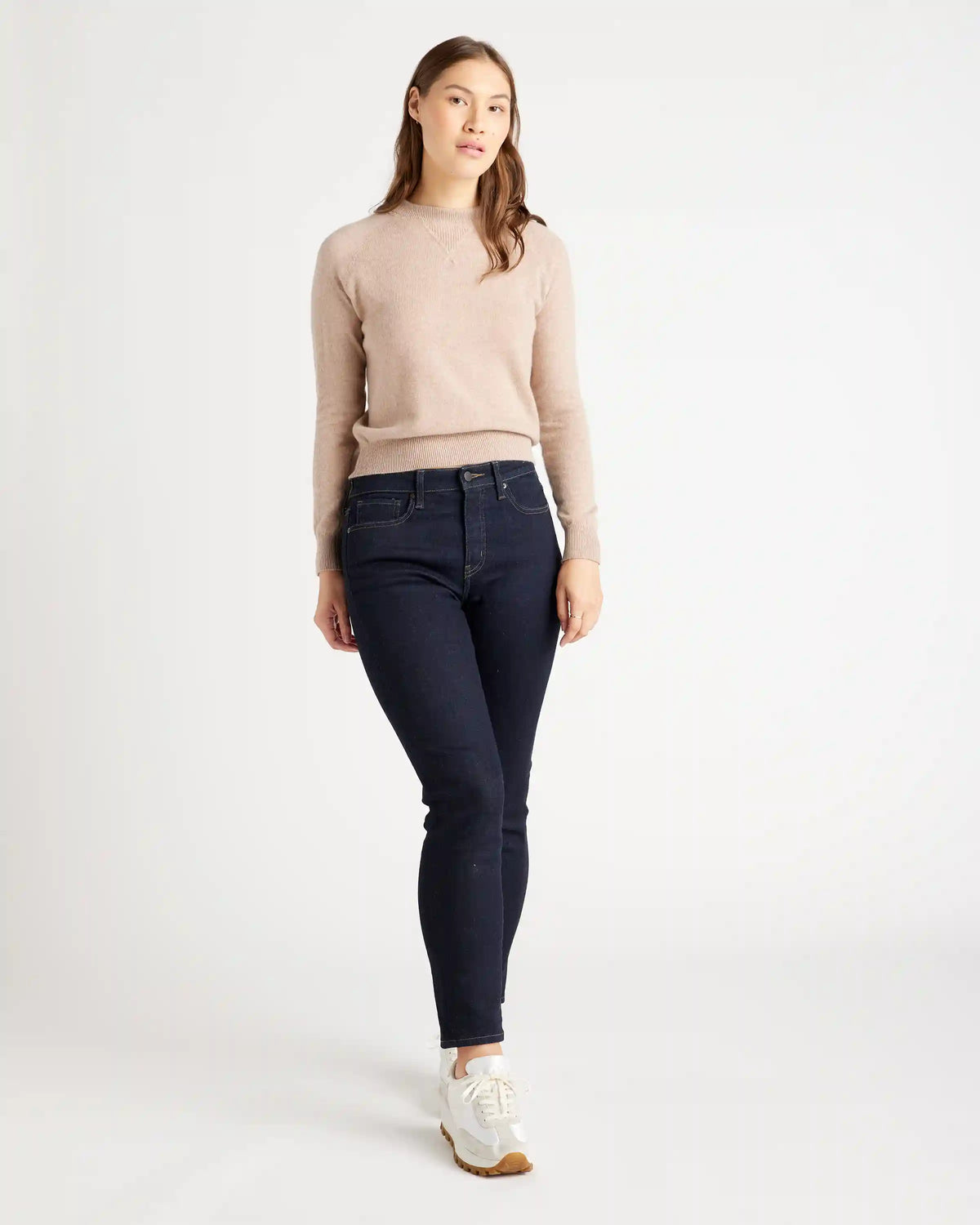Mongolian Shrunken Cashmere Sweatshirt