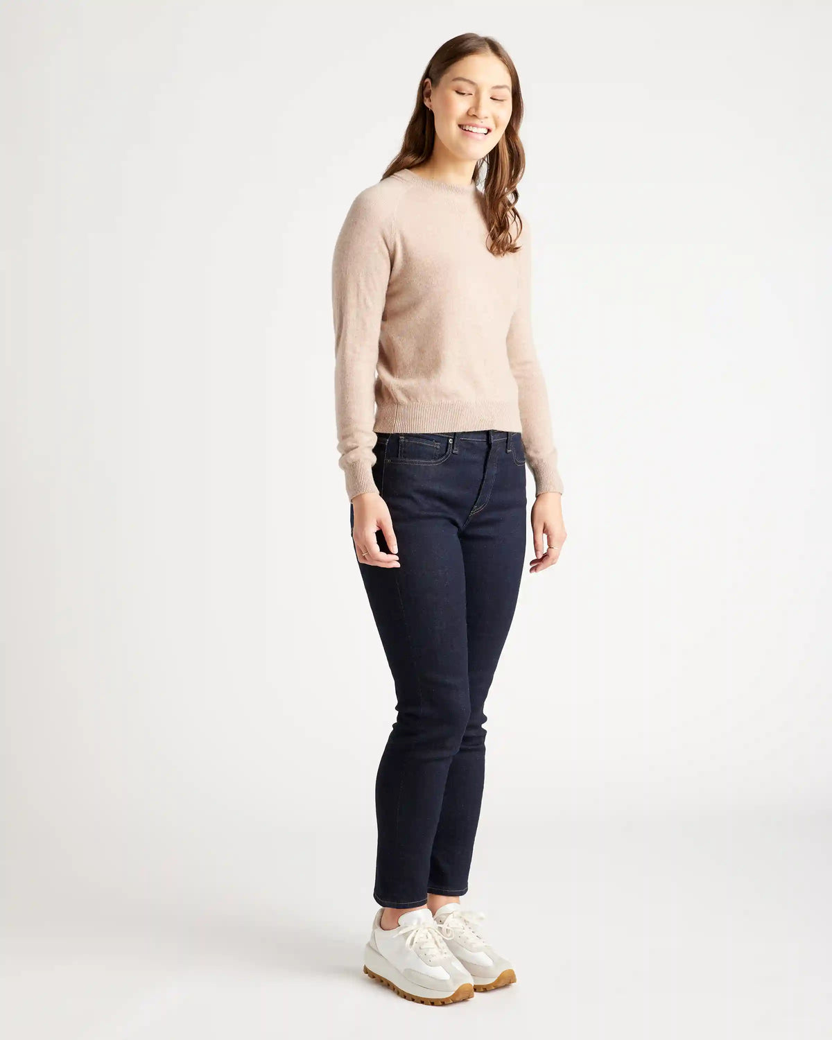 Mongolian Shrunken Cashmere Sweatshirt