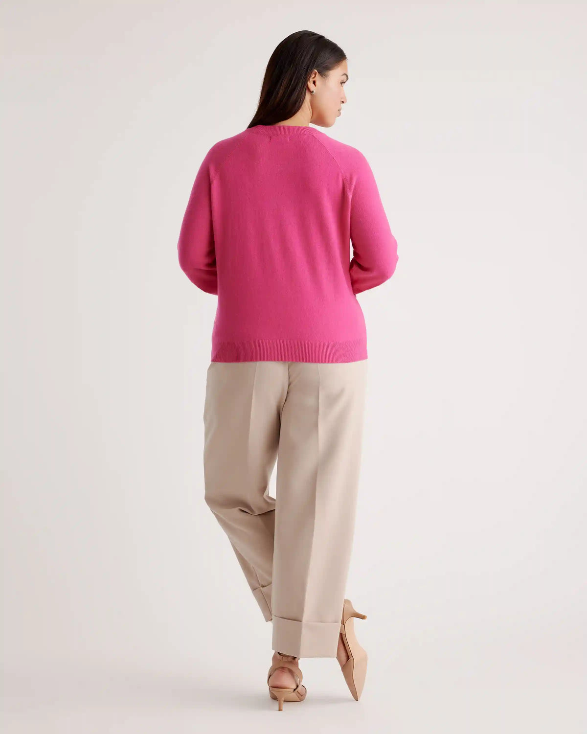 Mongolian Shrunken Cashmere Sweatshirt