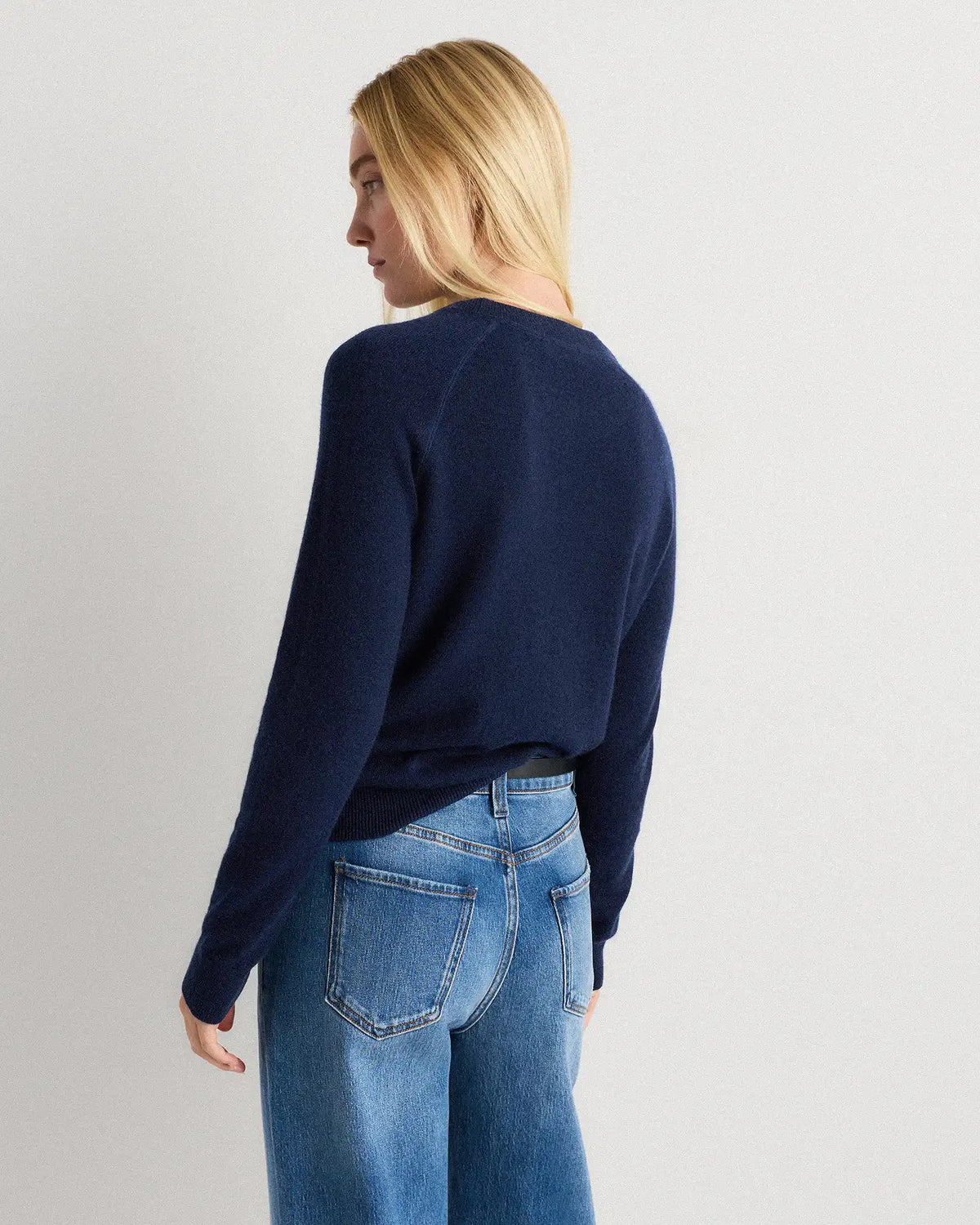 Mongolian Shrunken Cashmere Sweatshirt
