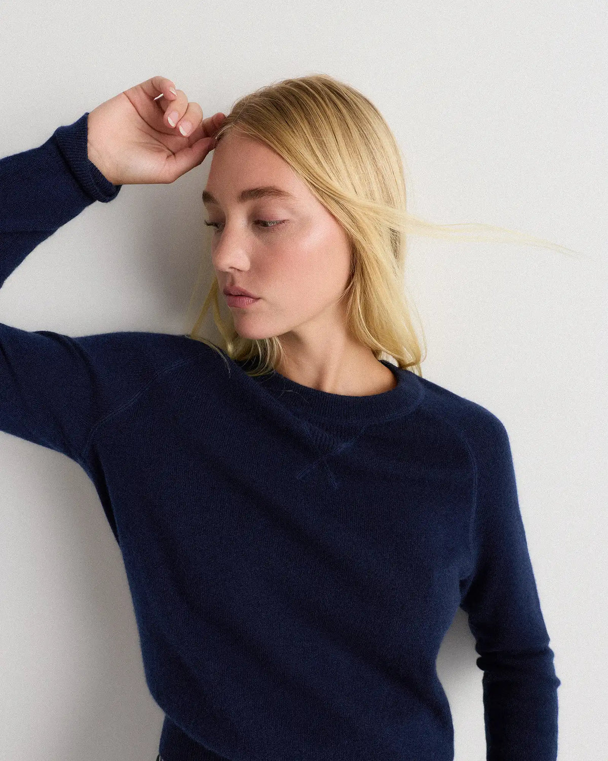 Mongolian Shrunken Cashmere Sweatshirt