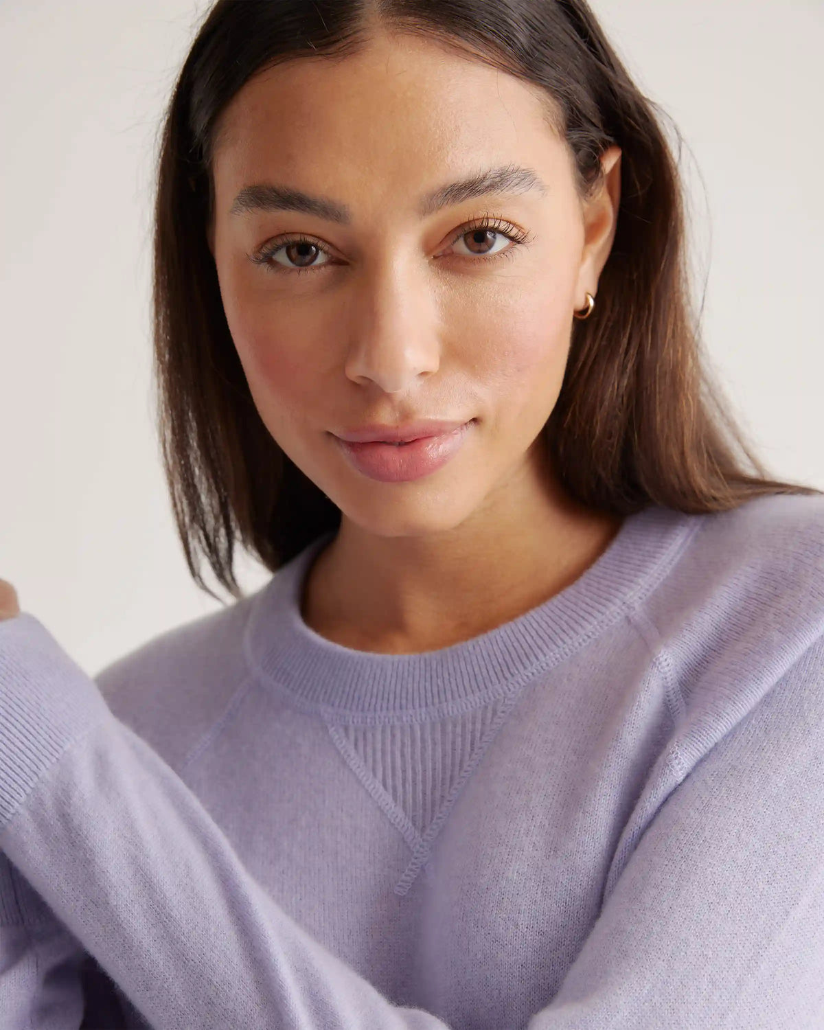 Mongolian Shrunken Cashmere Sweatshirt