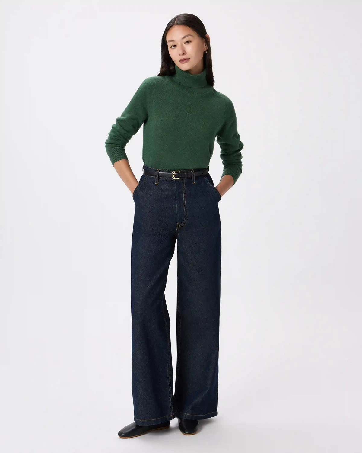 Mongolian Cashmere Turtleneck Sweater