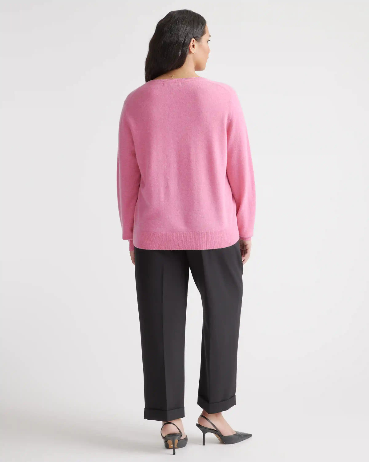 Mongolian Spring Cashmere V-Neck Sweater