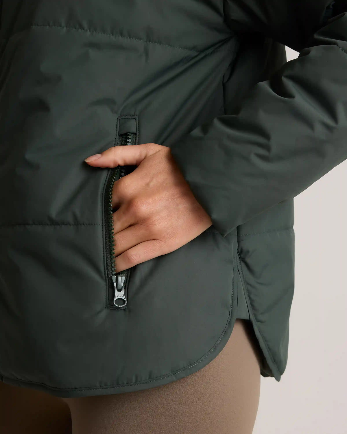 Featherless Puffer Zip Jacket