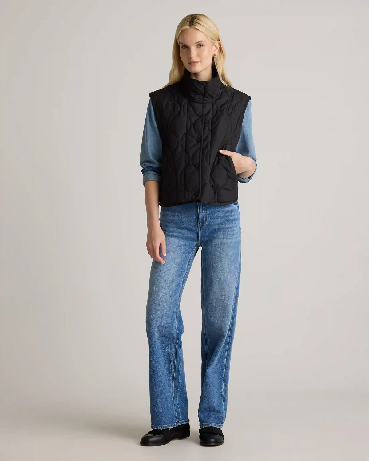 Featherless Quilted Puffer Vest