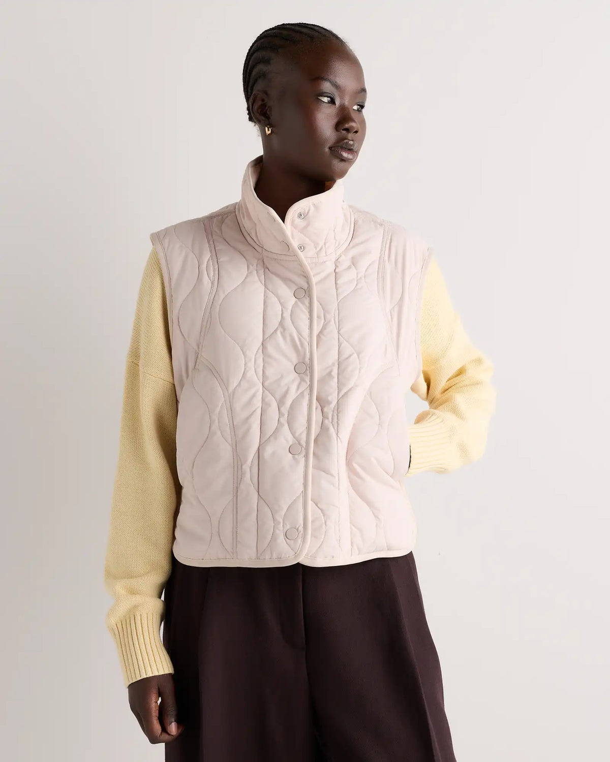 Featherless Quilted Puffer Vest