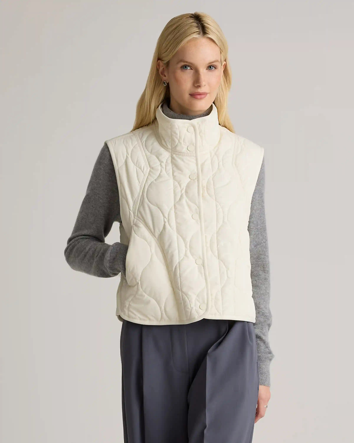 Featherless Quilted Puffer Vest