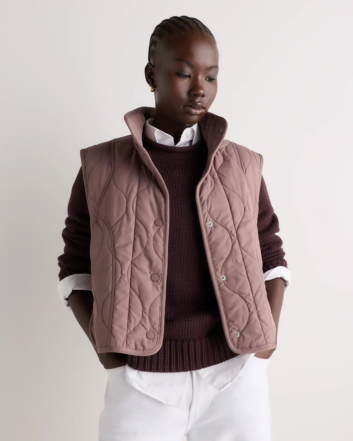 Featherless Quilted Puffer Vest