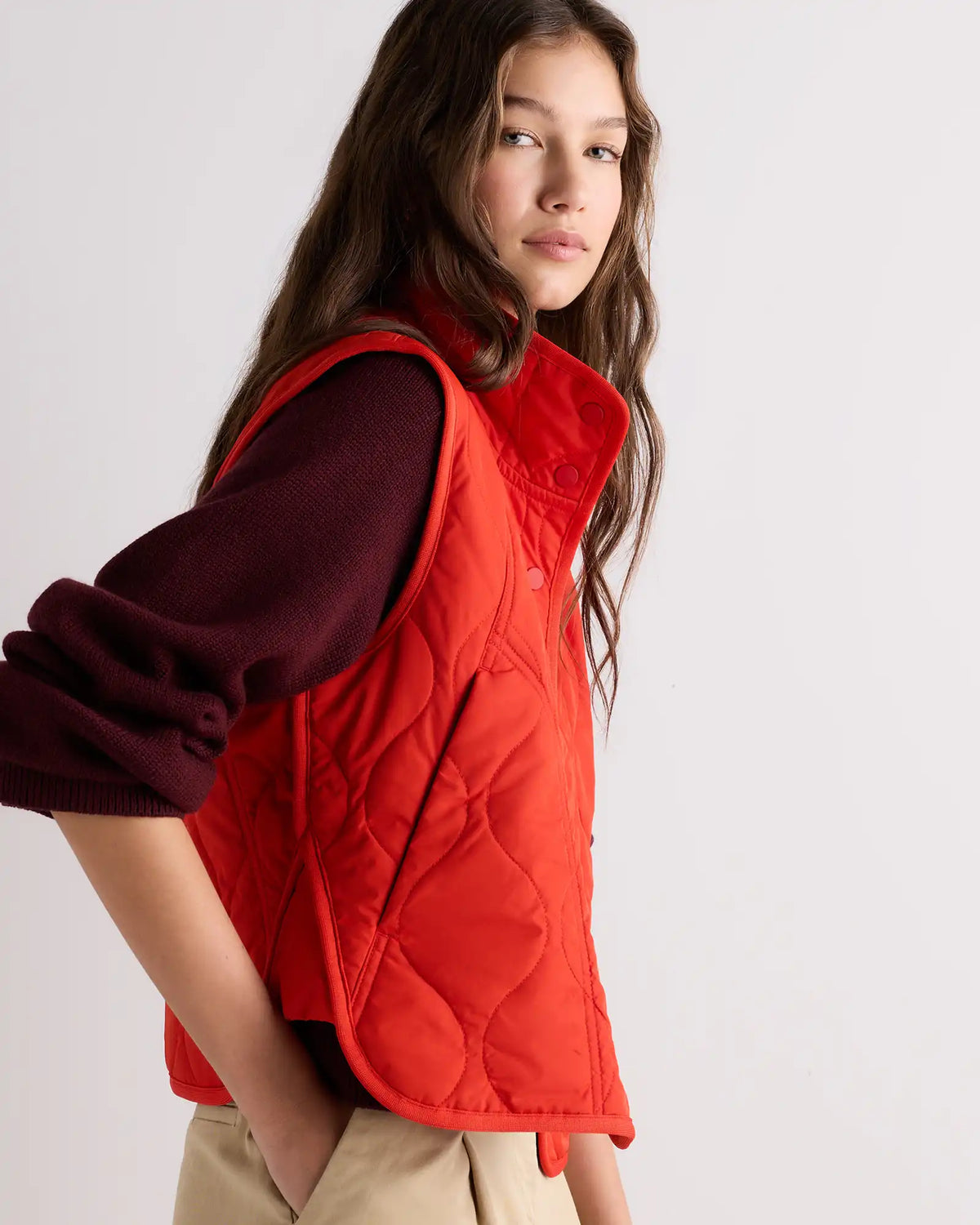 Featherless Quilted Puffer Vest