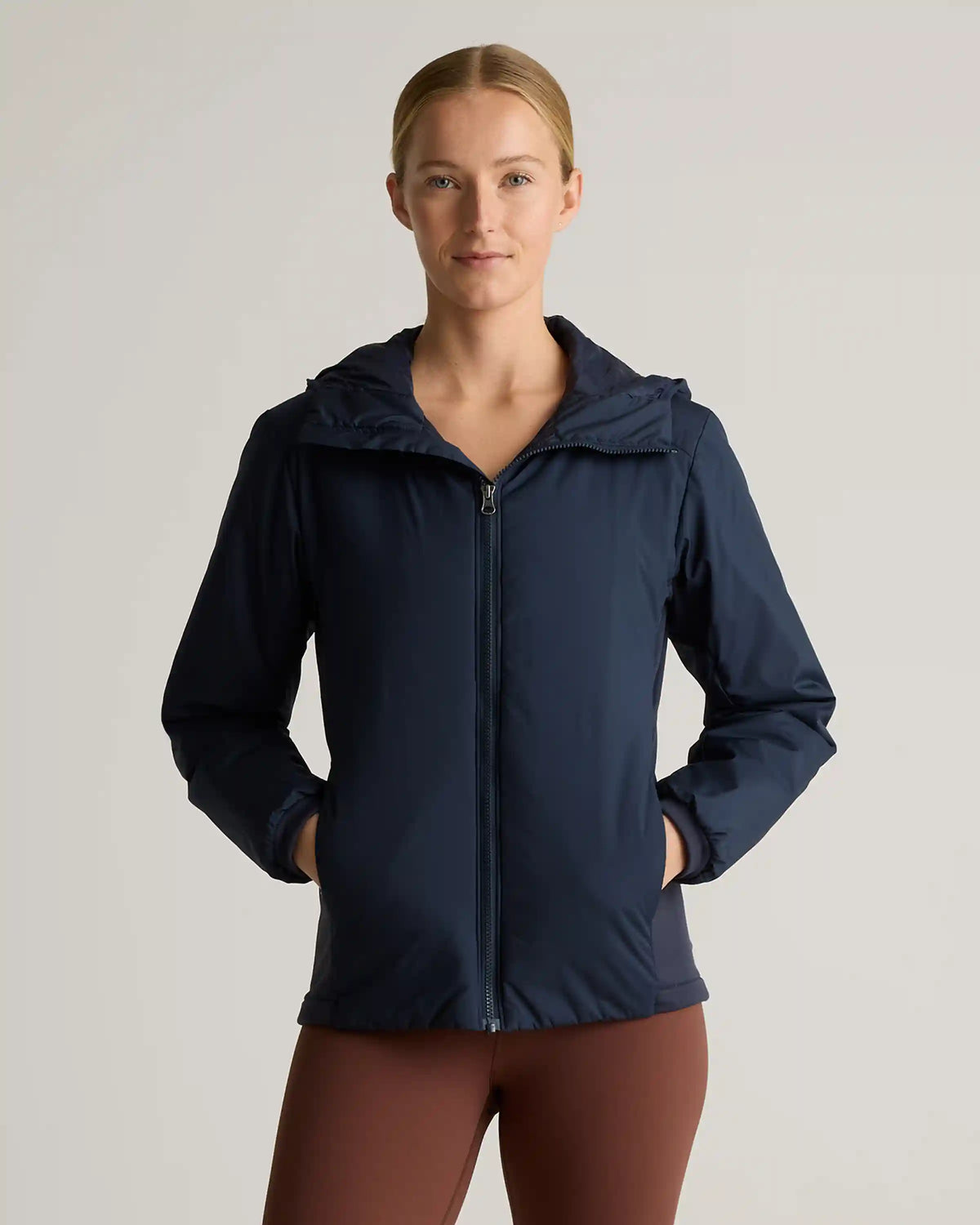Hybrid Insulated Lightweight Hooded Jacket