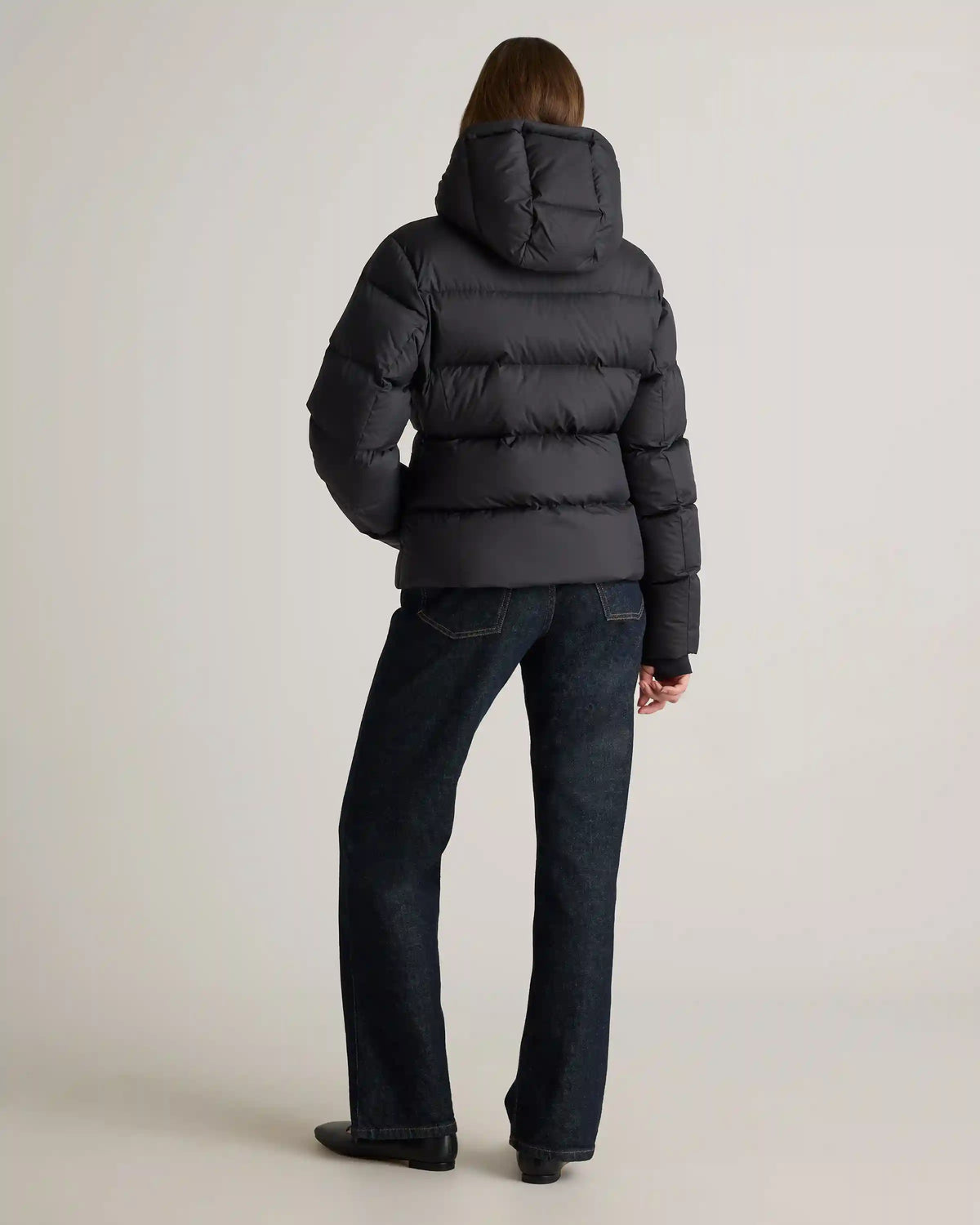Responsible Down Cinch Waist Puffer Jacket