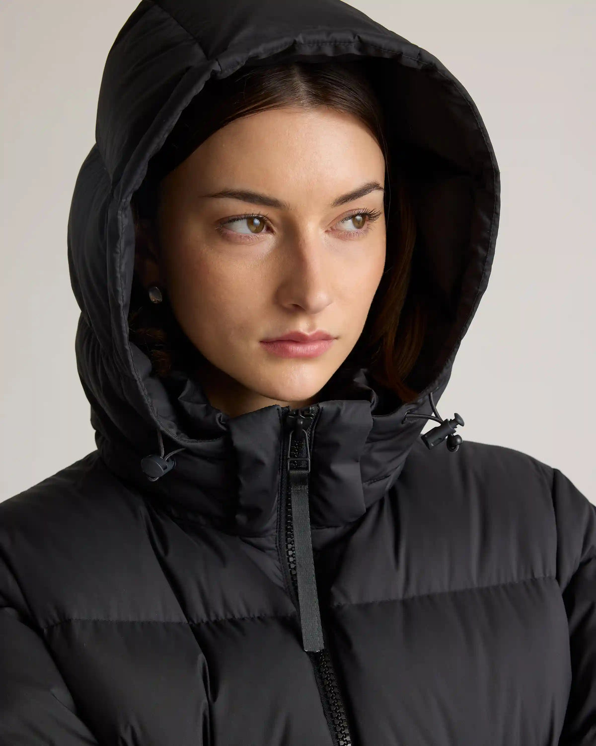 Responsible Down Cinch Waist Puffer Jacket