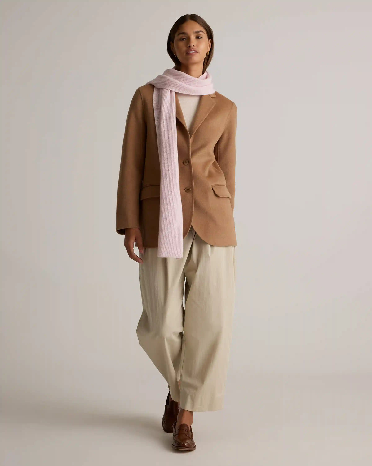 Double-Faced Merino Wool Soft Blazer