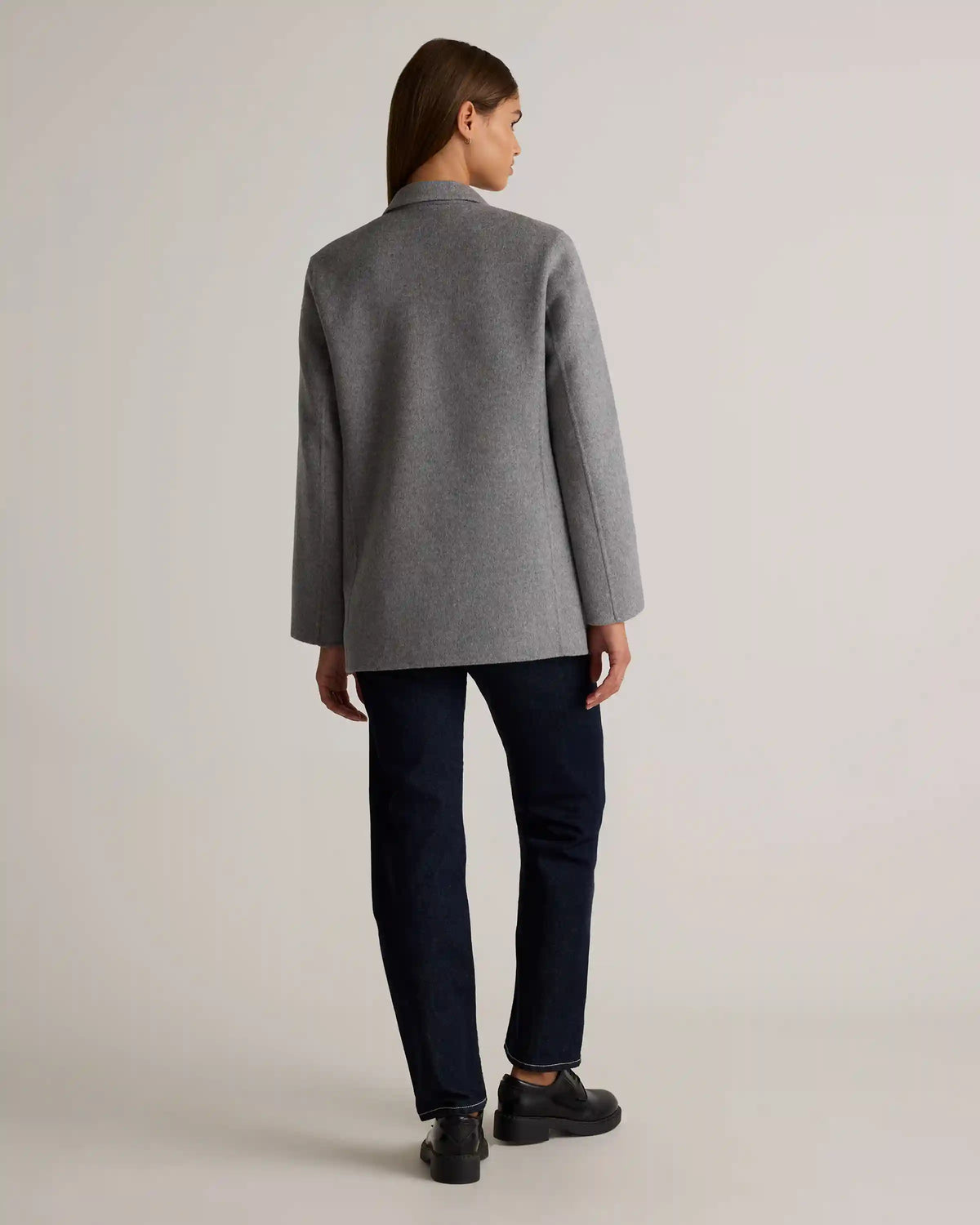 Double-Faced Merino Wool Soft Blazer