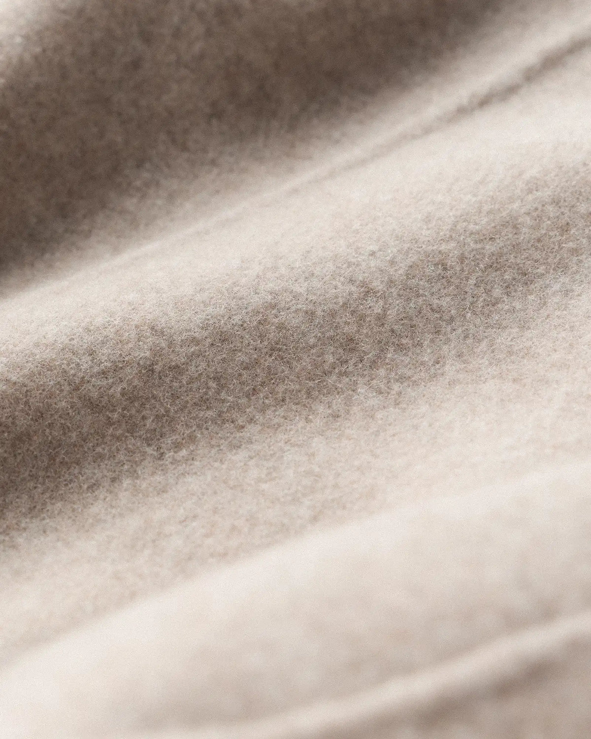 Double-Faced Merino Wool Draped Collar Wrap Coat