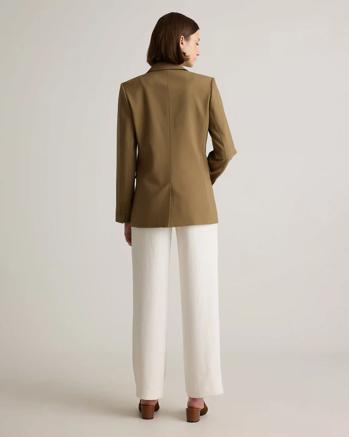 Italian Wool Long Blazer