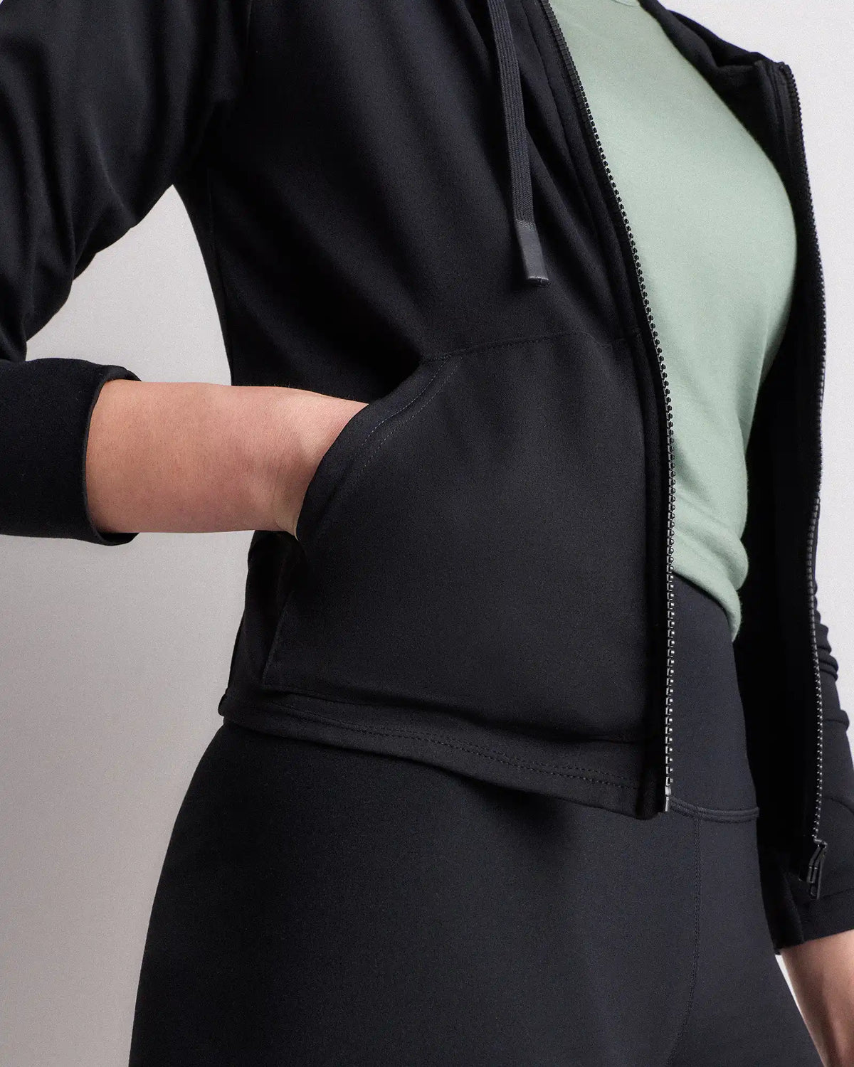 Ultra-Form Hooded Crop Jacket