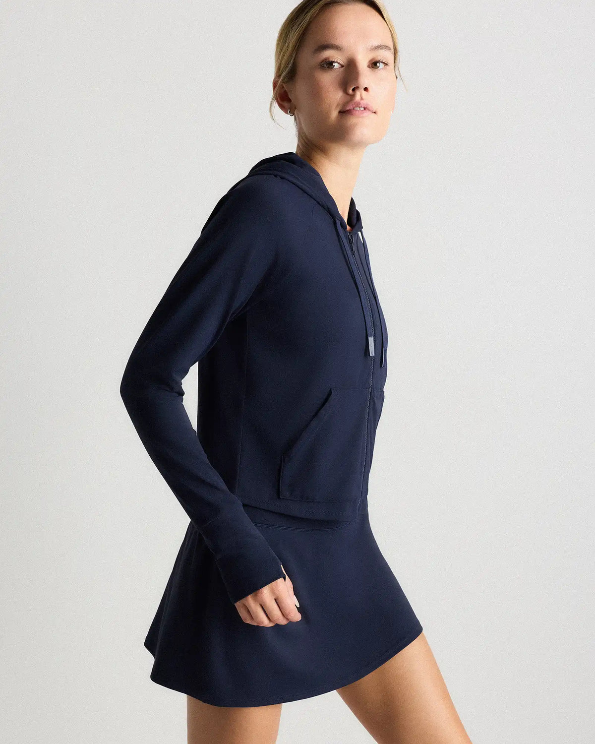 Ultra-Form Hooded Crop Jacket