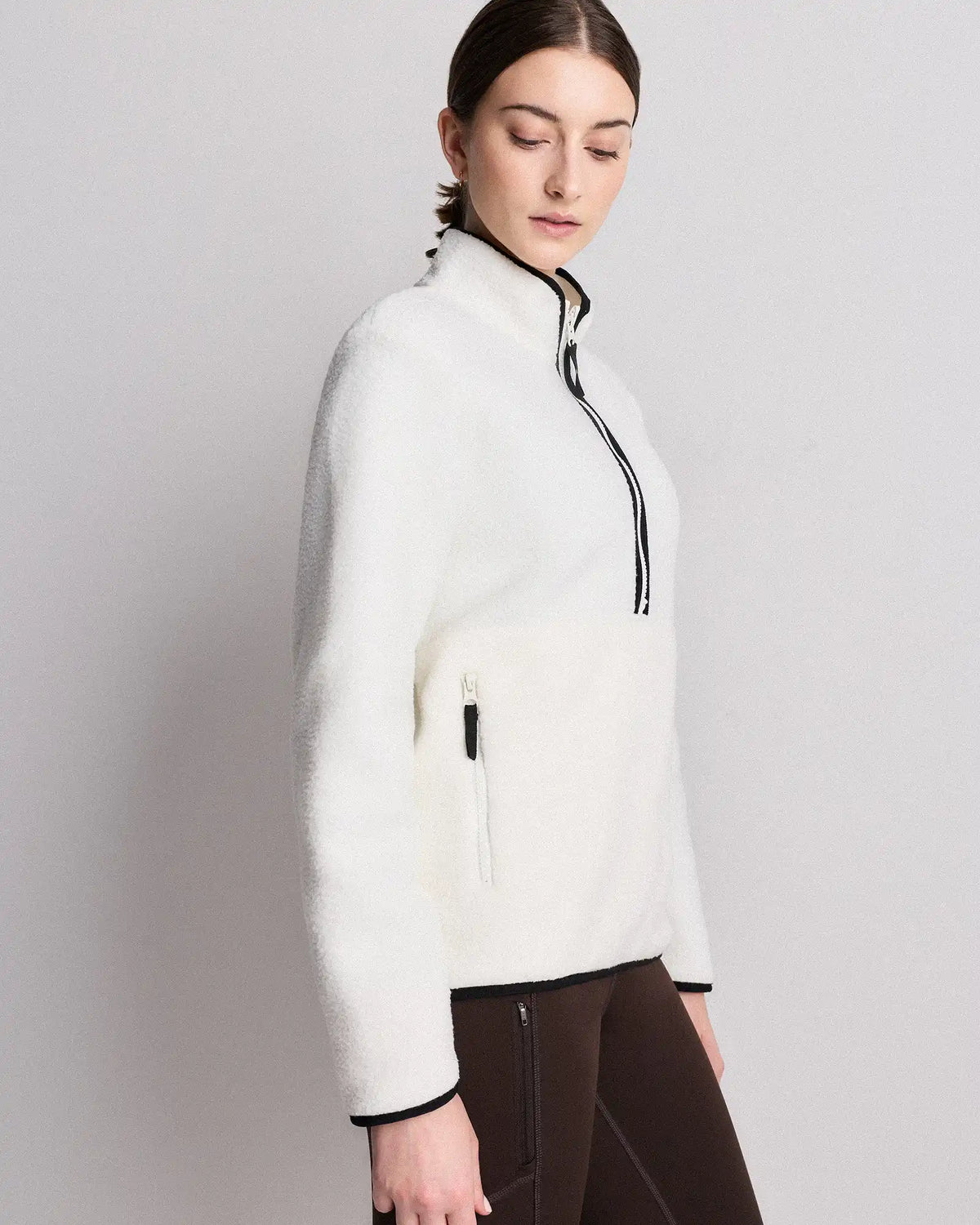 Sherpa Half-Zip Jacket