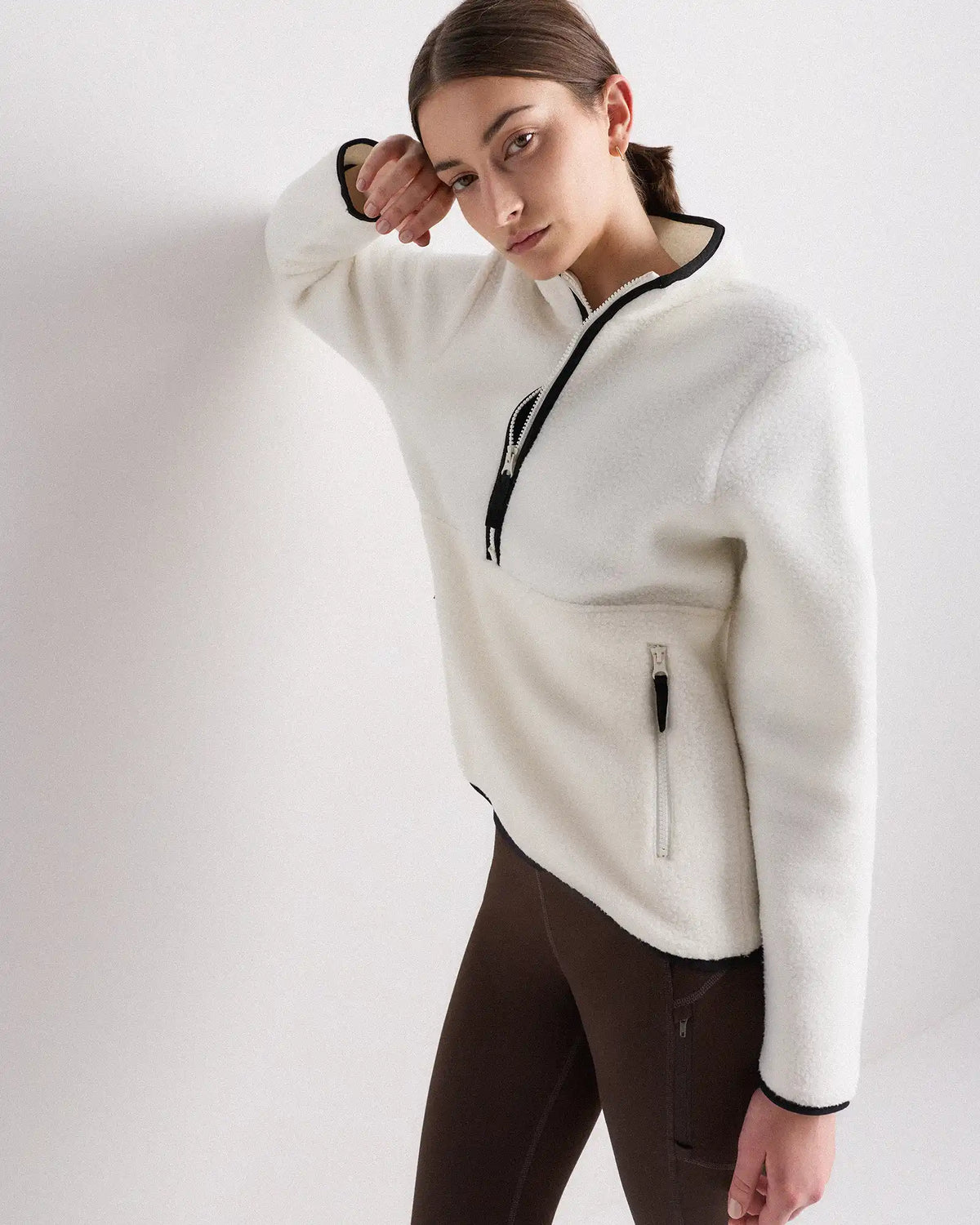 Sherpa Half-Zip Jacket