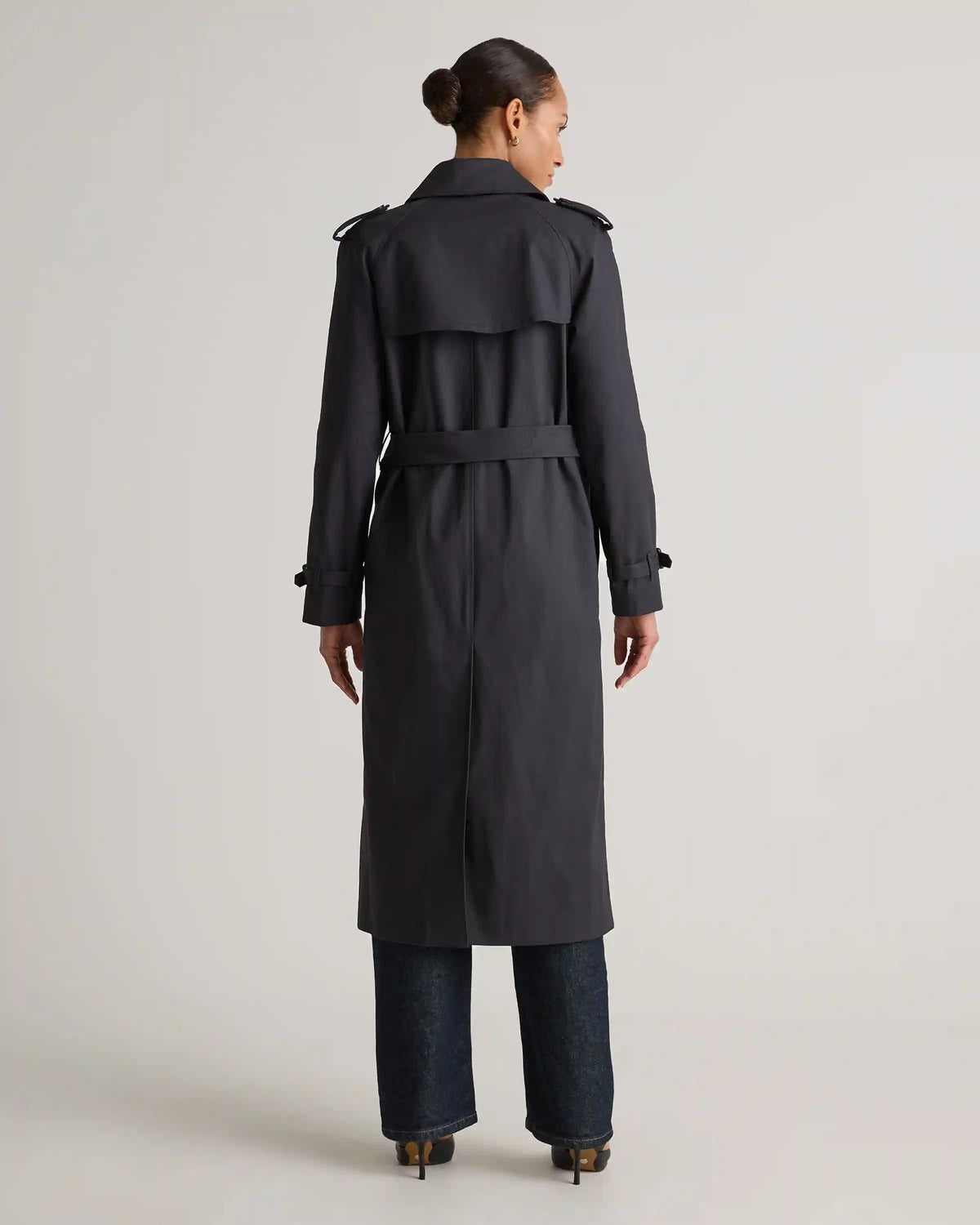 Comfort Stretch Long Trench Coat