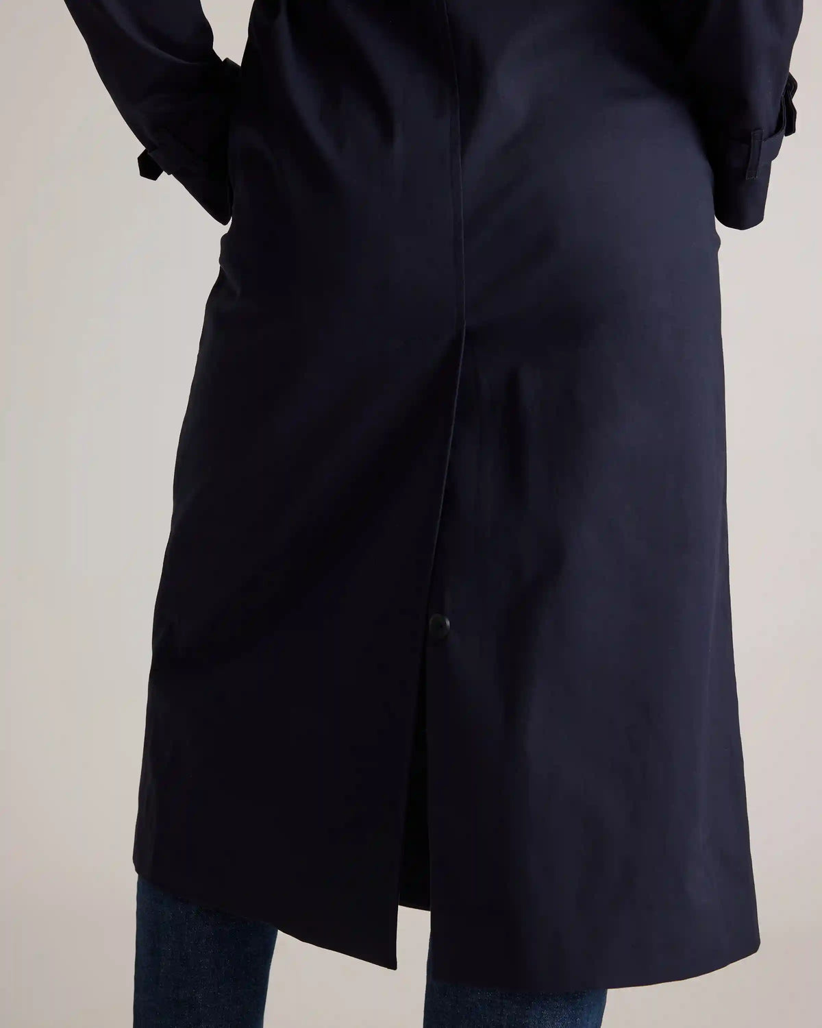 Comfort Stretch Long Trench Coat