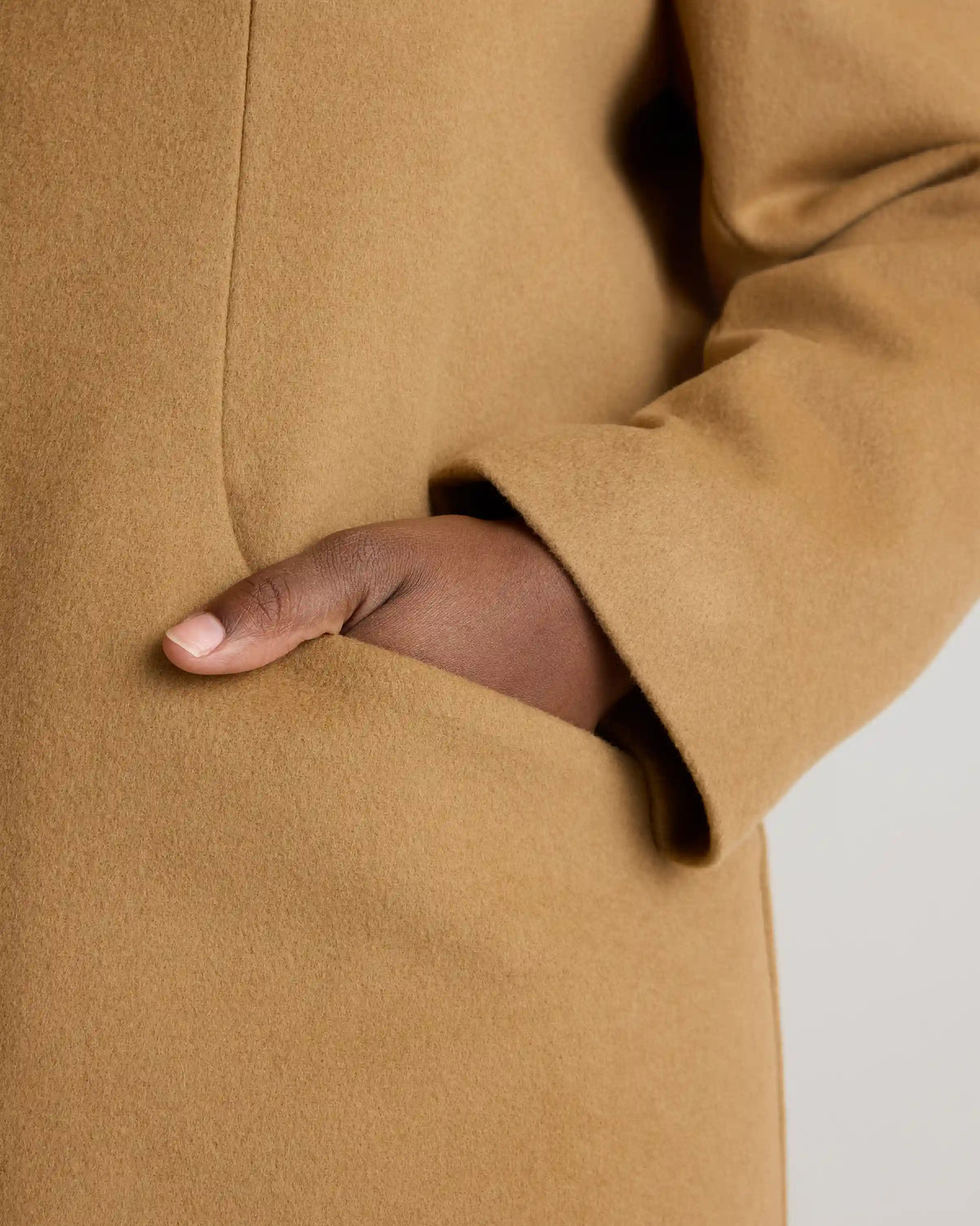 Italian Wool Cocoon Coat