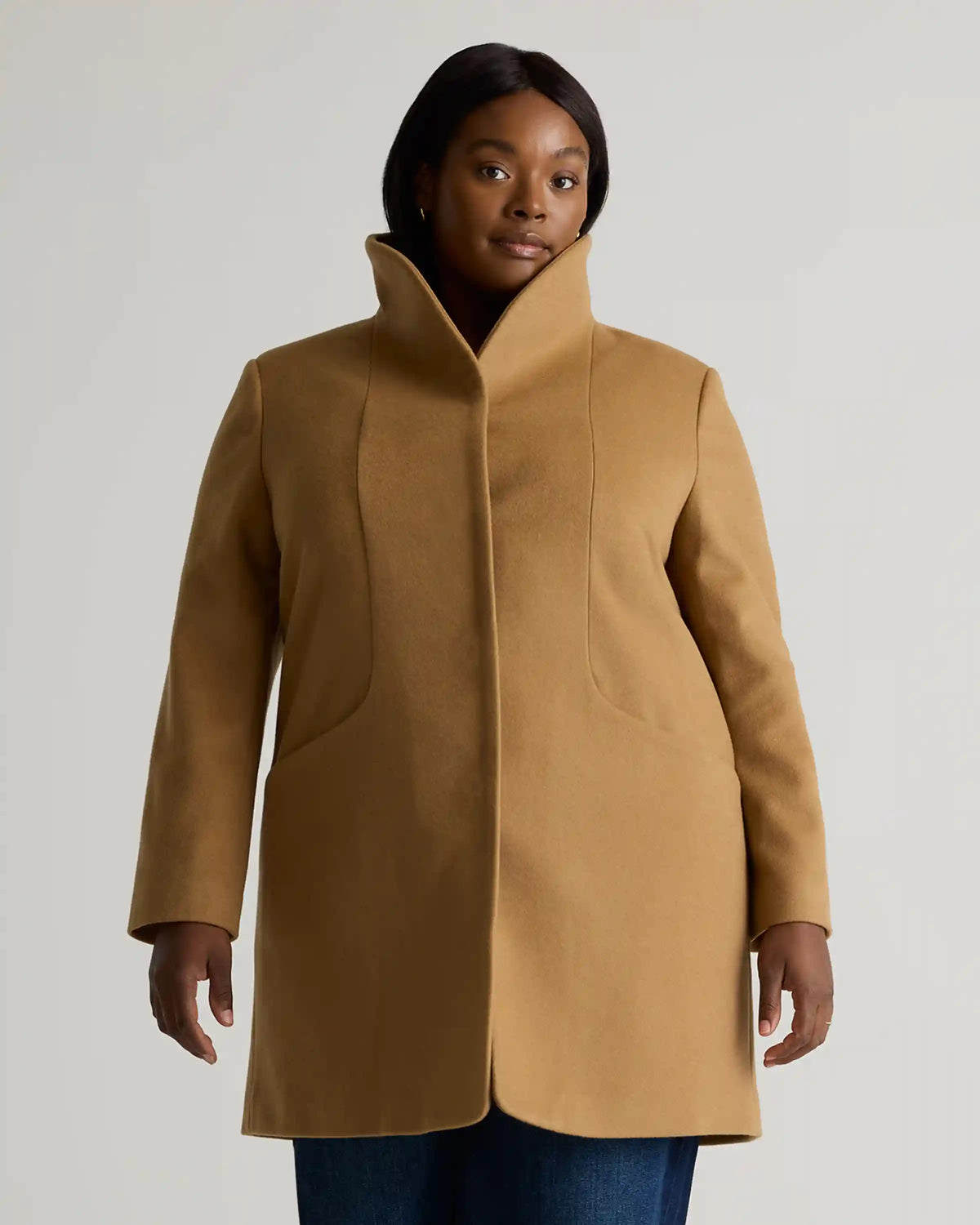 Italian Wool Cocoon Coat
