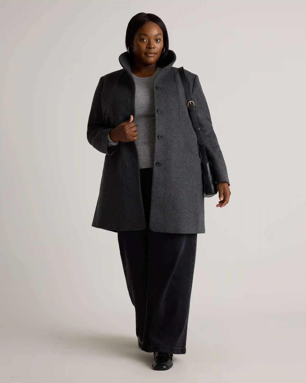 Italian Wool Cocoon Coat