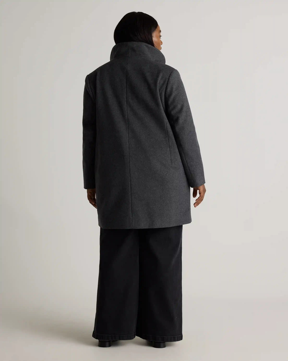 Italian Wool Cocoon Coat