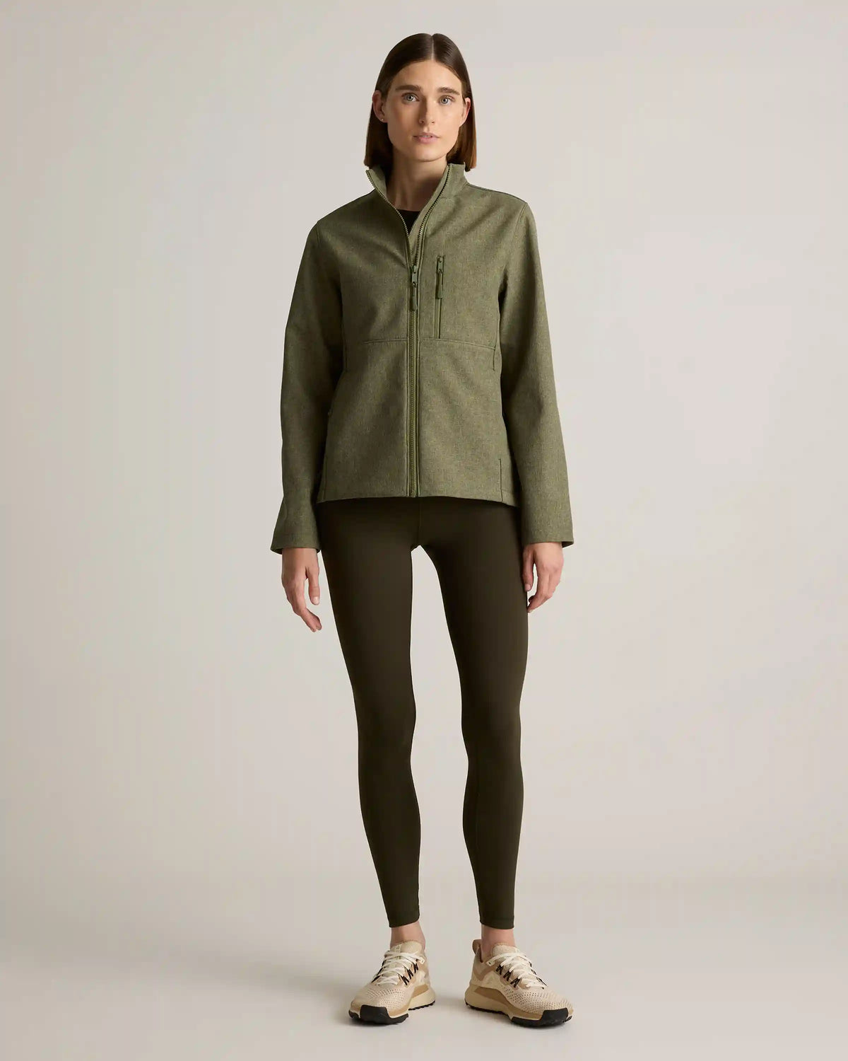 Softshell Fleece-Lined Full-Zip Jacket