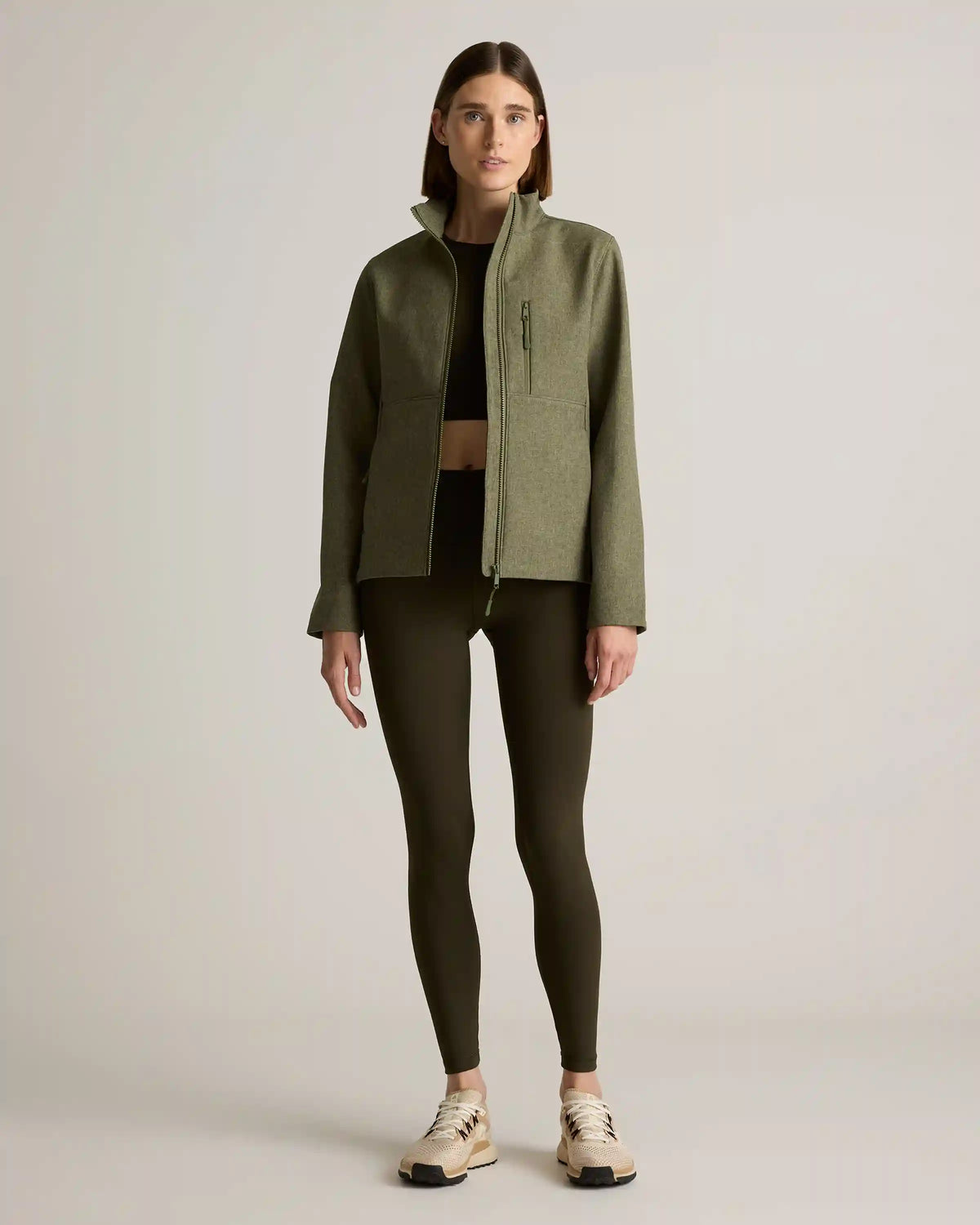 Softshell Fleece-Lined Full-Zip Jacket