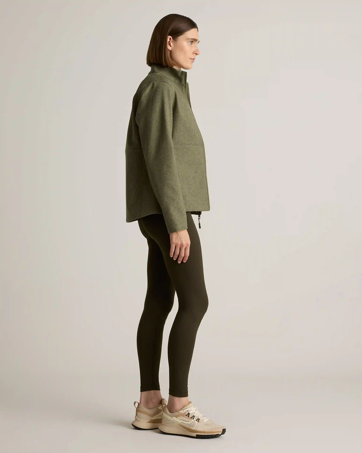 Softshell Fleece-Lined Full-Zip Jacket