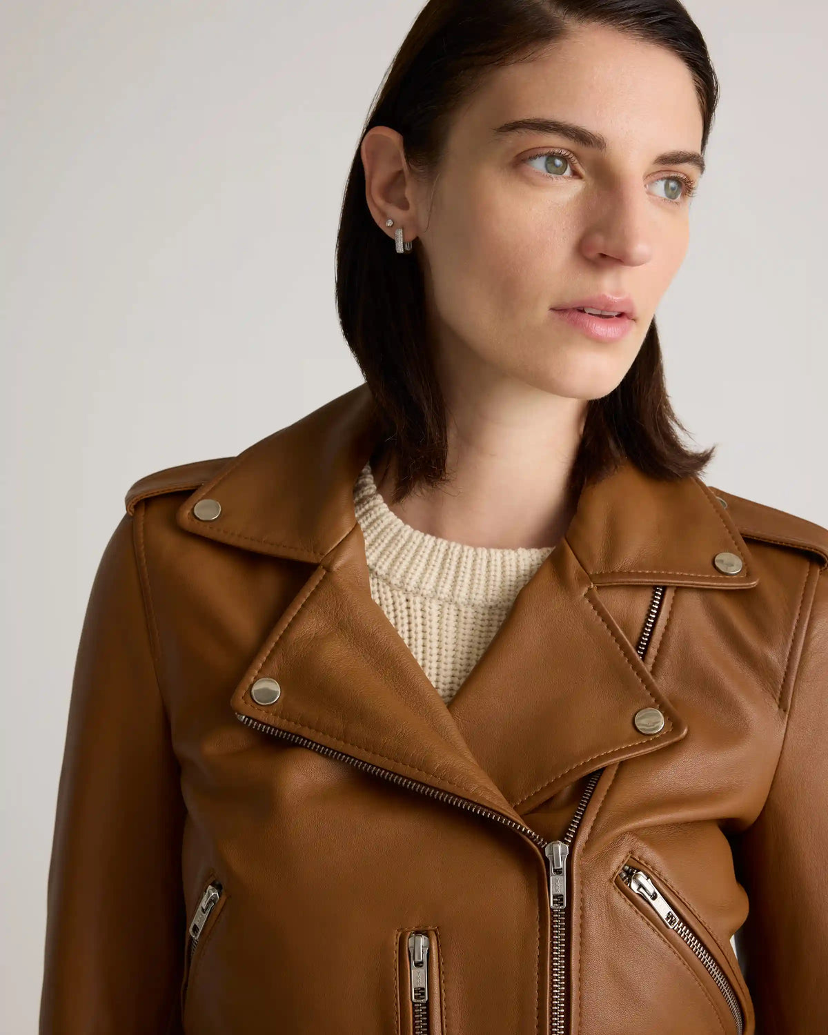 100% Leather Motorcycle Jacket