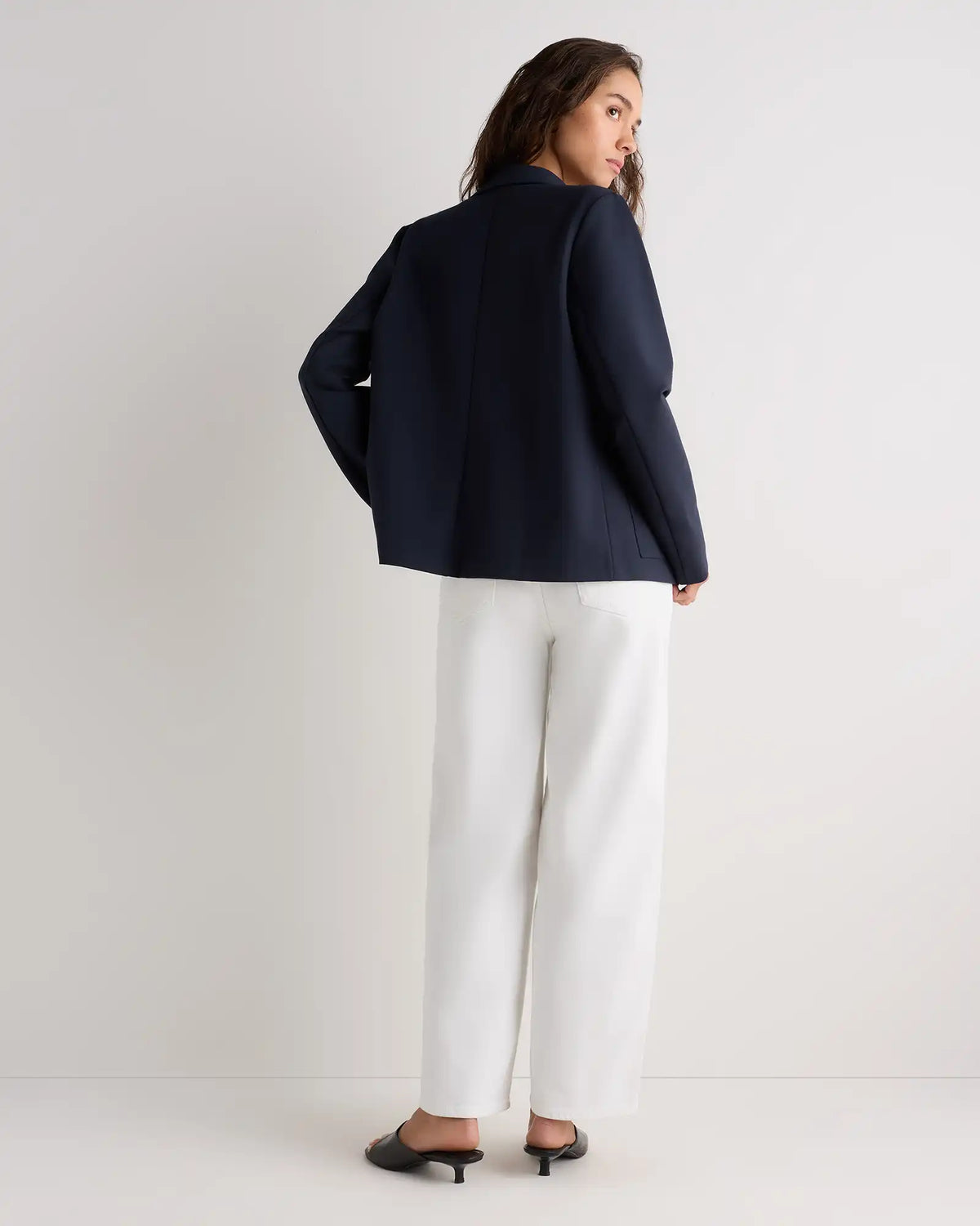Ultra-Stretch Ponte Open Blazer
