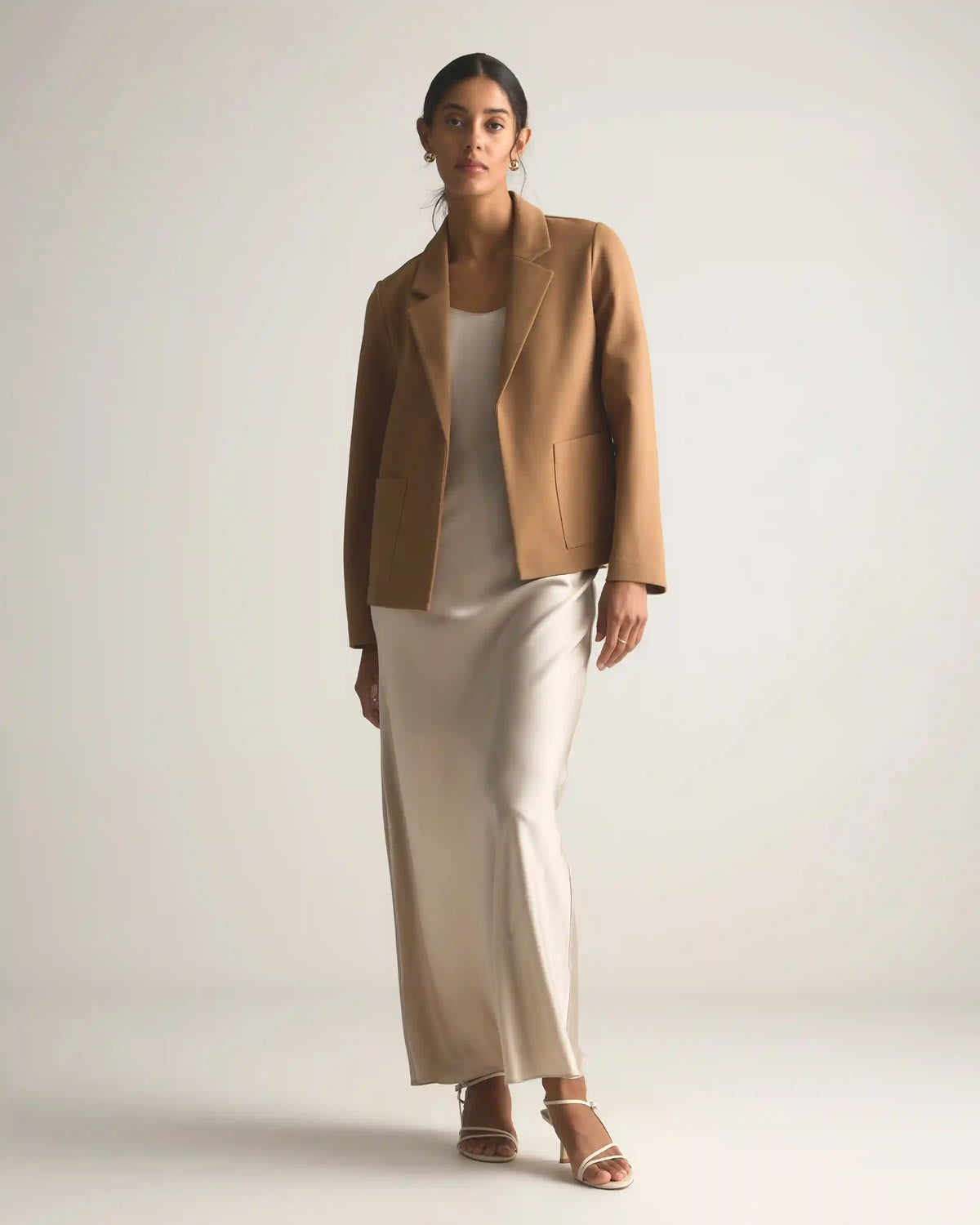 Ultra-Stretch Ponte Open Blazer