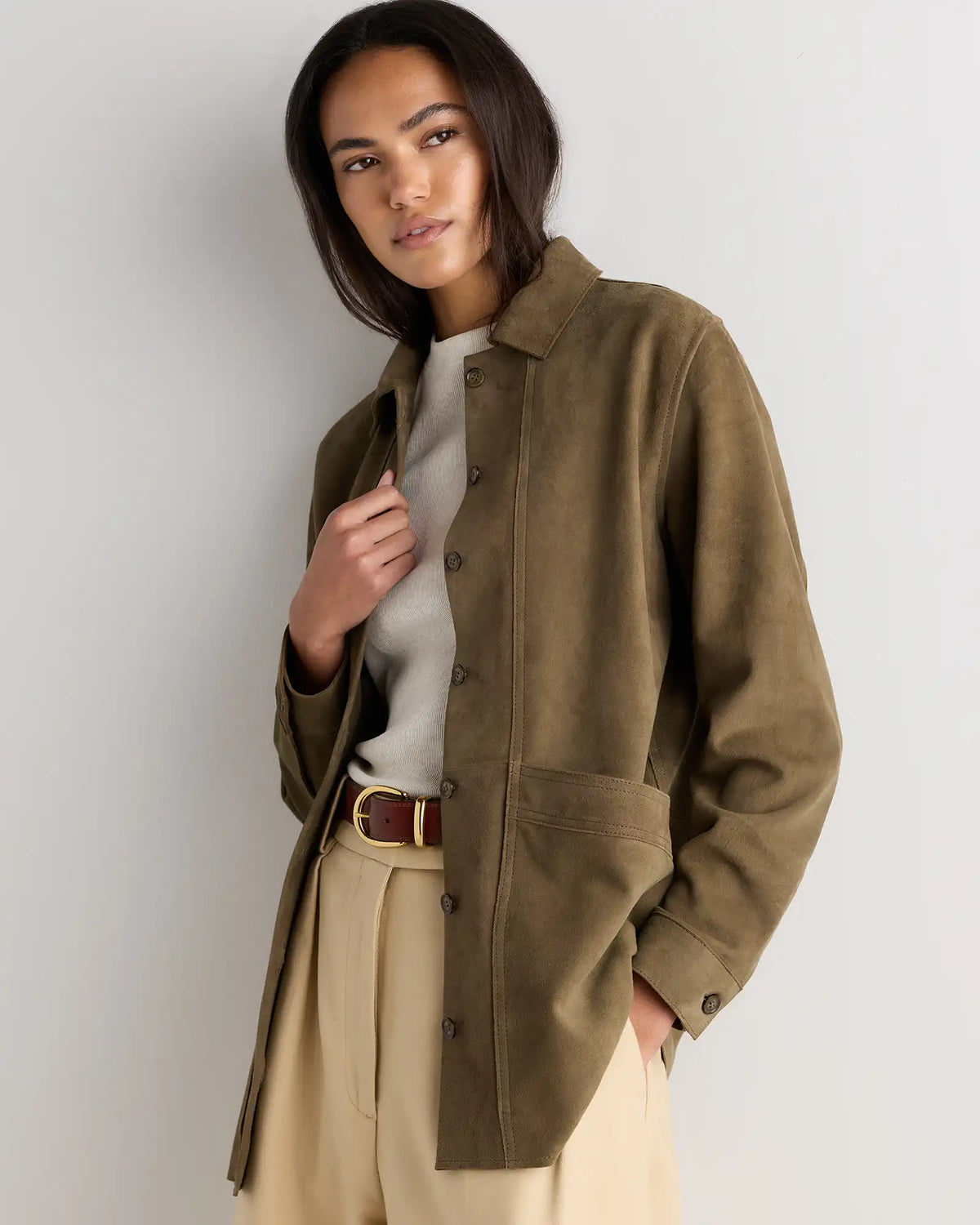 100% Suede Chore Jacket