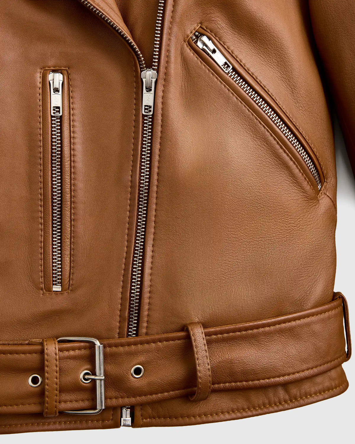 100% Leather Motorcycle Jacket
