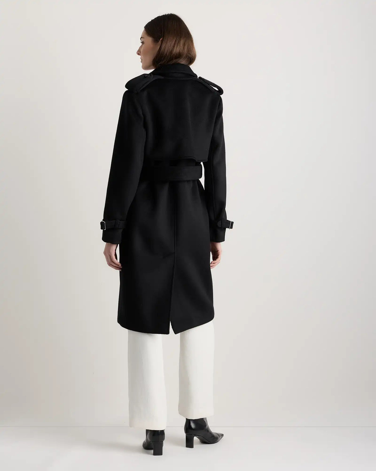 100% Mongolian Cashmere Trench Coat