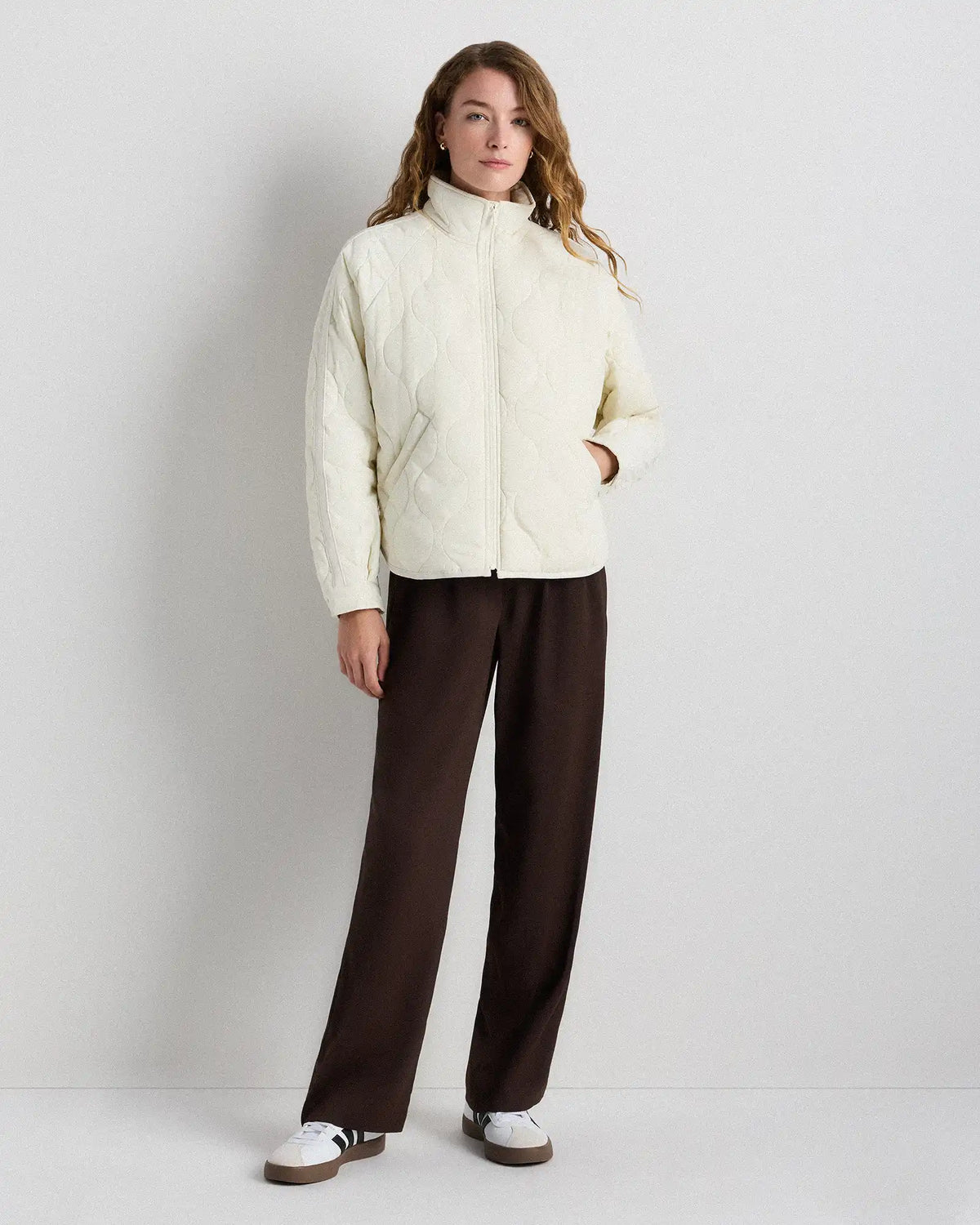 Featherless Quilted Packable Puffer Jacket