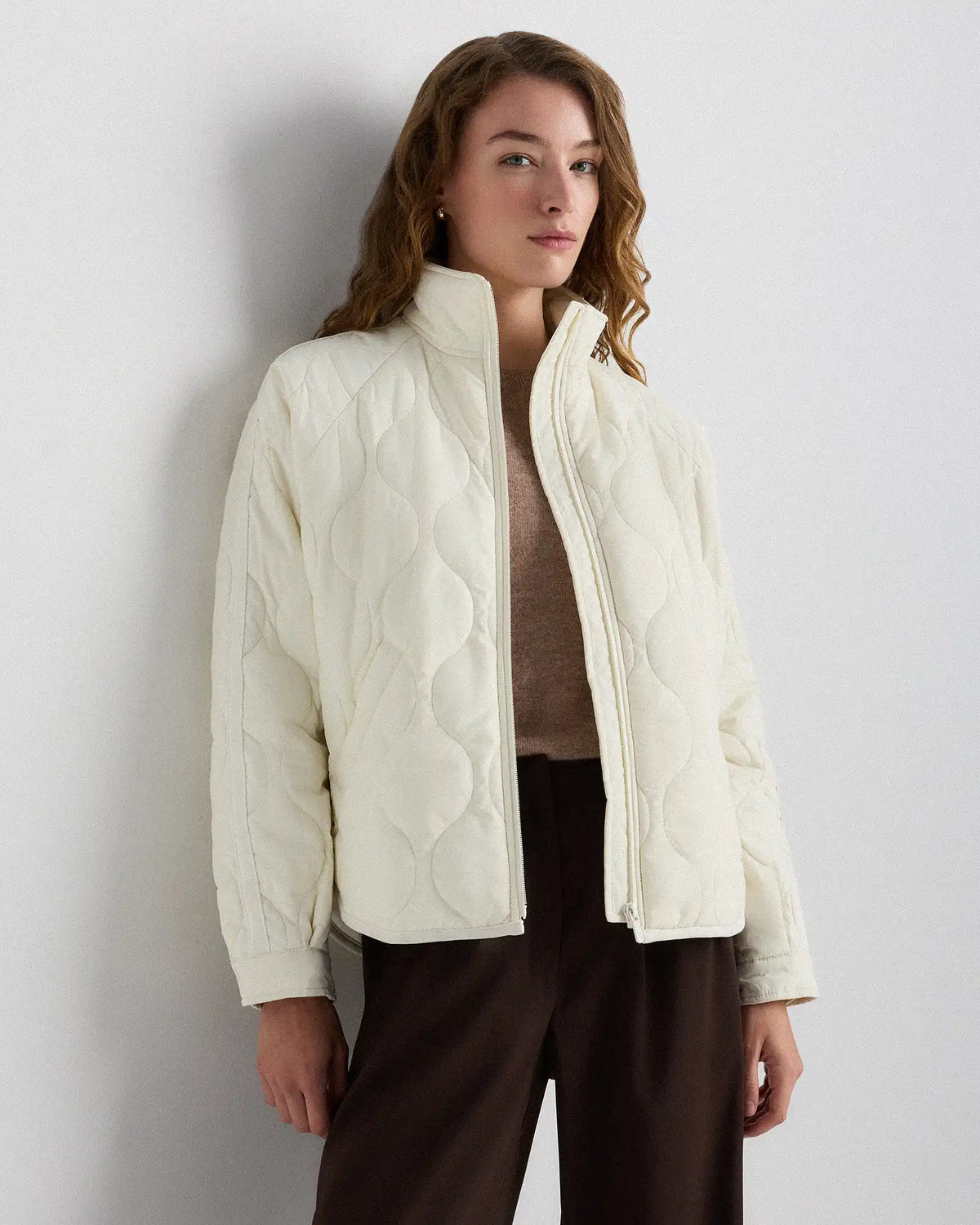 Featherless Quilted Packable Puffer Jacket