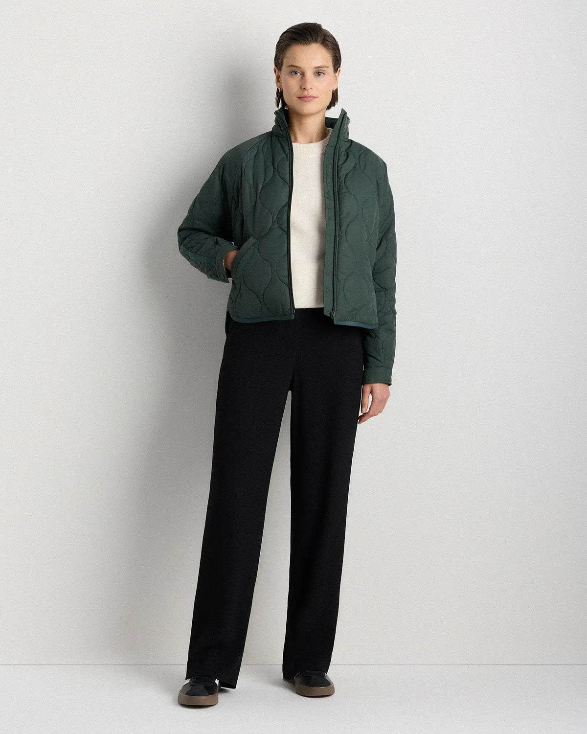 Featherless Quilted Packable Puffer Jacket