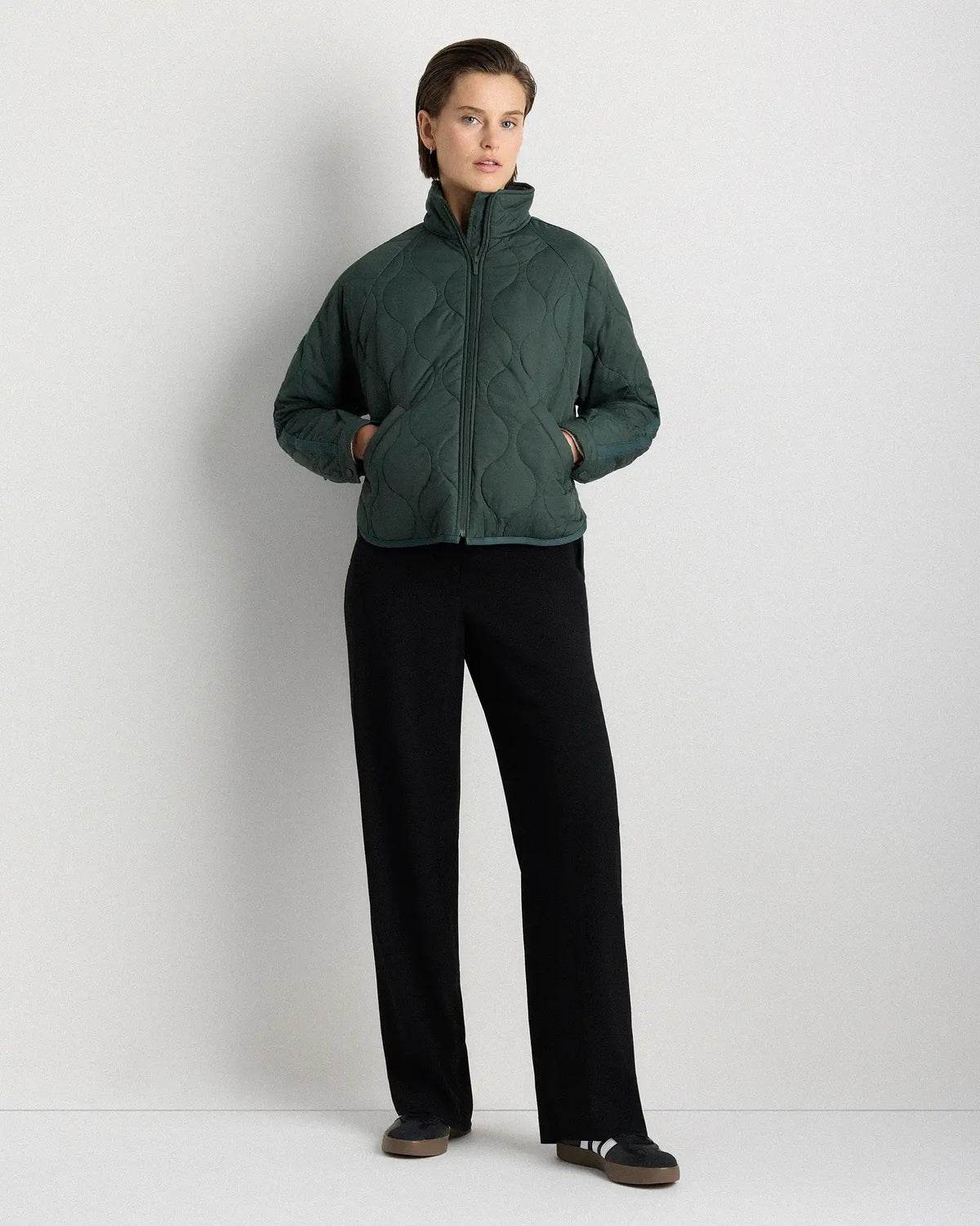 Featherless Quilted Packable Puffer Jacket