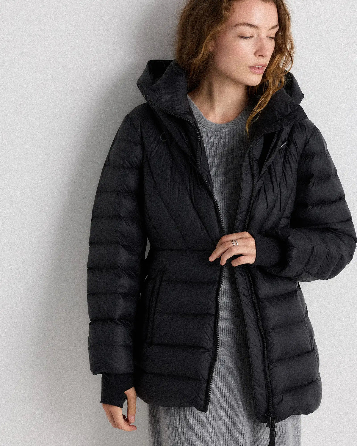 Responsible Down Belted Puffer Coat