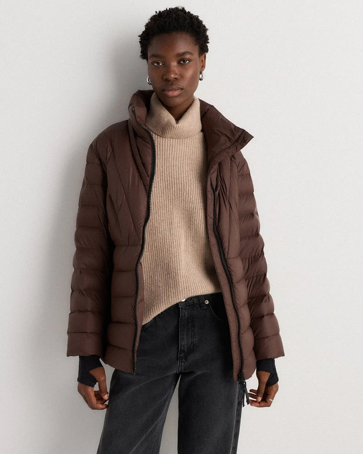 Responsible Down Belted Puffer Coat